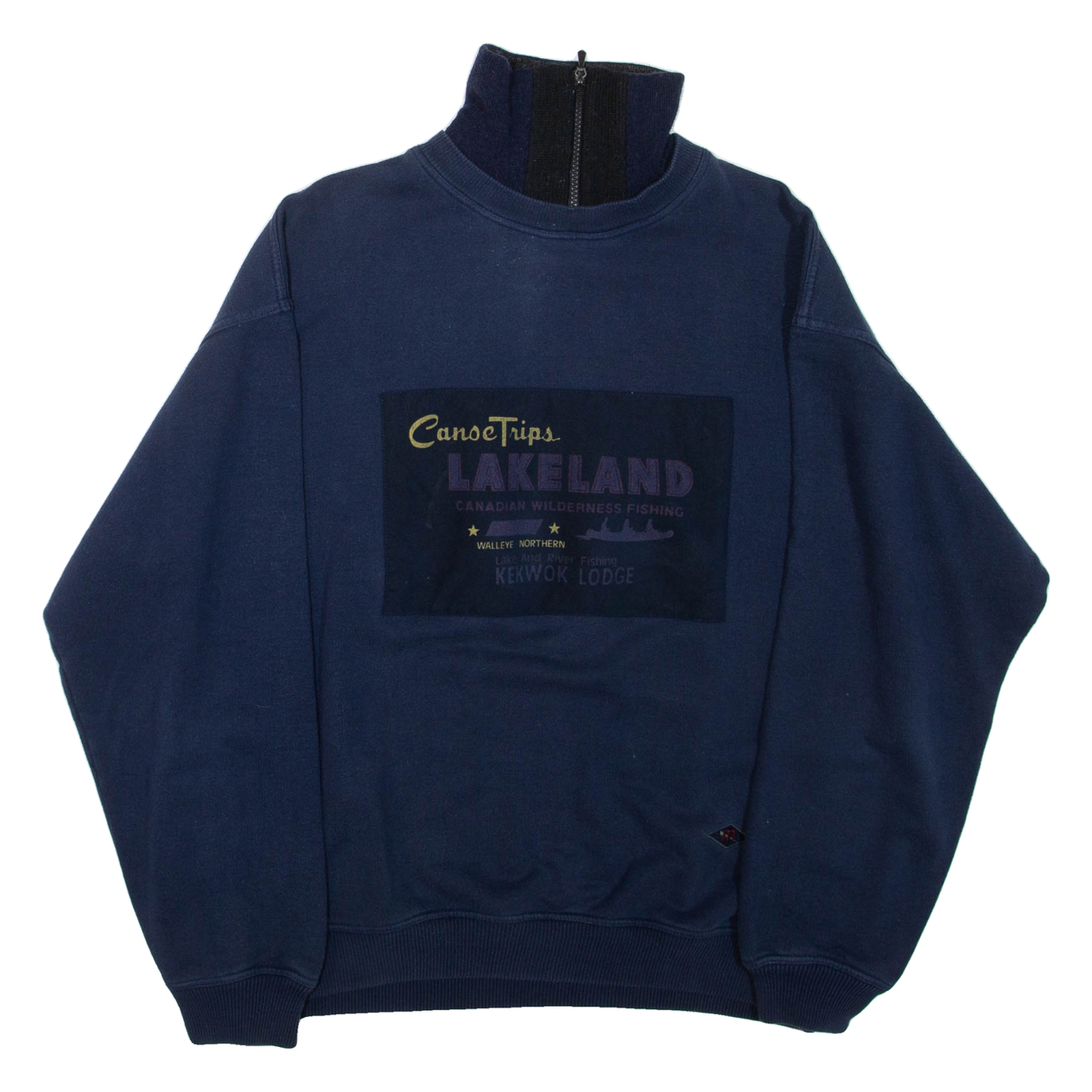 Mens Sweatshirt Blue 1/4 Zip M Refurbished - N/A refurbished available on Cerqular