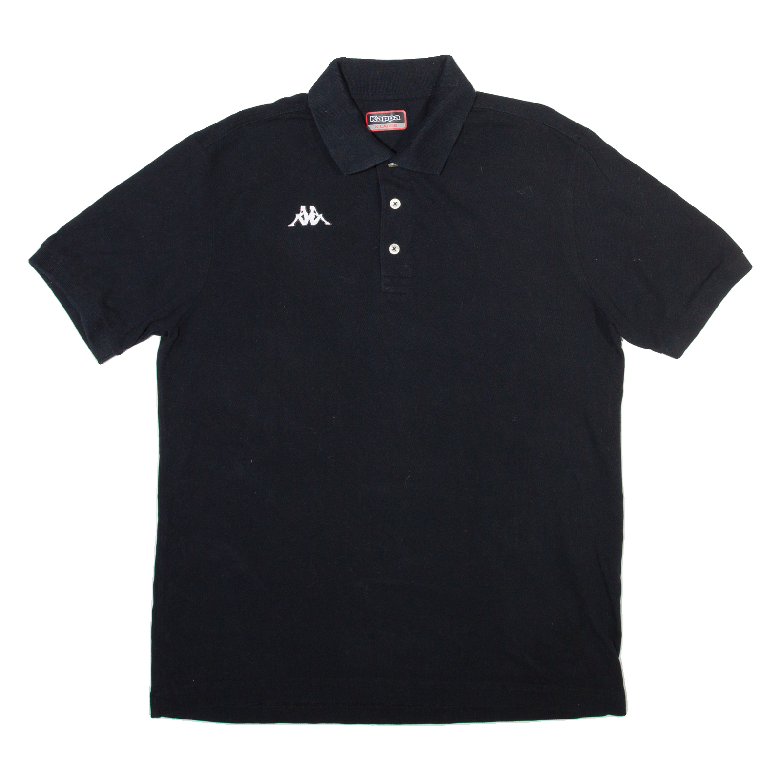 KAPPA Mens Polo Shirt Black XL Refurbished - N/A refurbished available on Cerqular