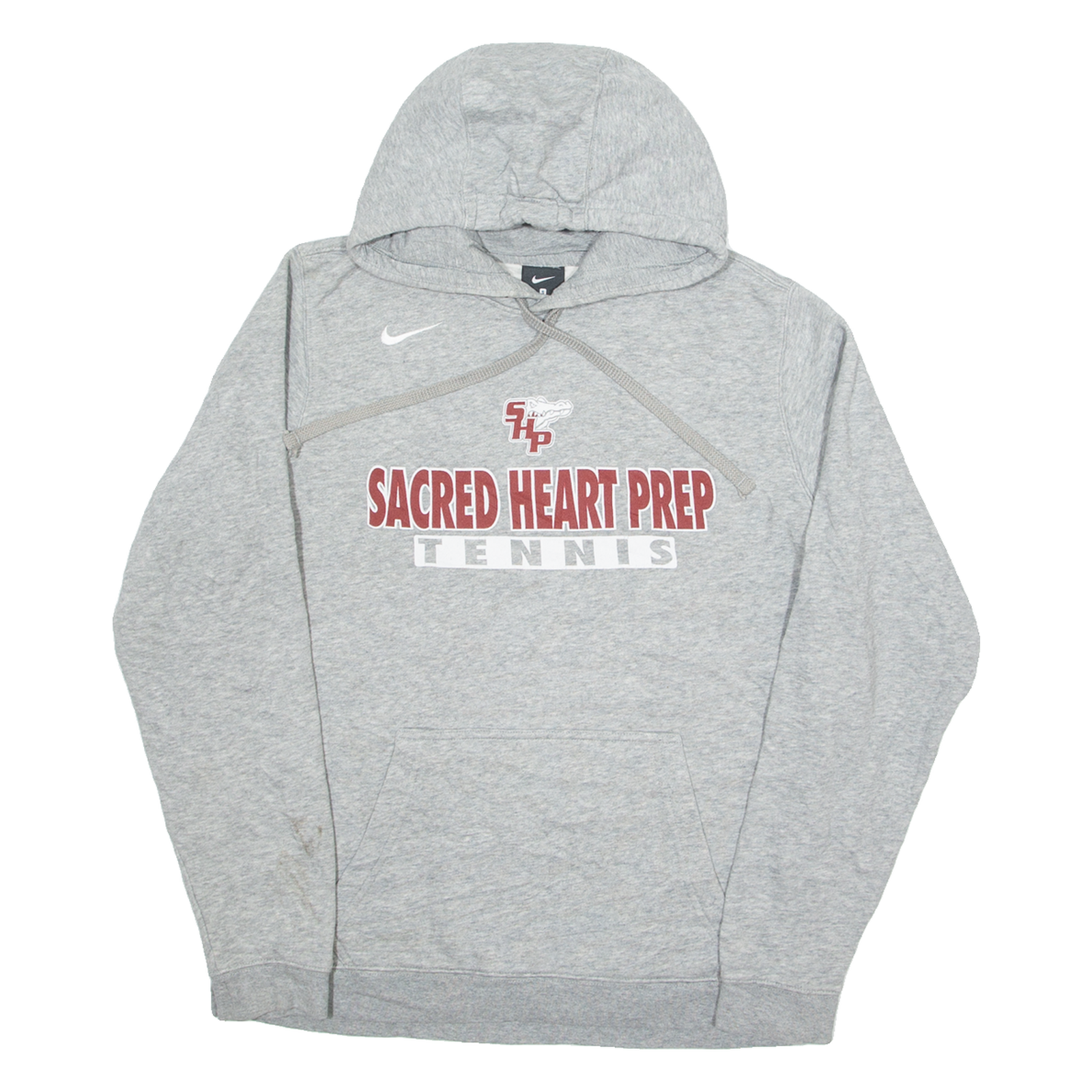 NIKE Sacred Heart Prep Tennis Mens Grey Hoodie USA S Refurbished - N/A refurbished available on Cerqular