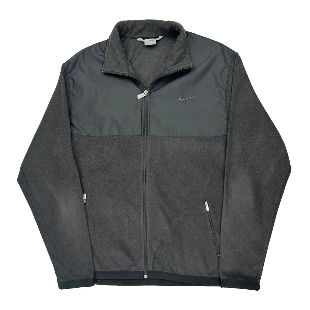 Nike Fleece - XL Grey Polyester Refurbished - Thrifted (note: this is a term often used to describe second- refurbished available on Cerqular