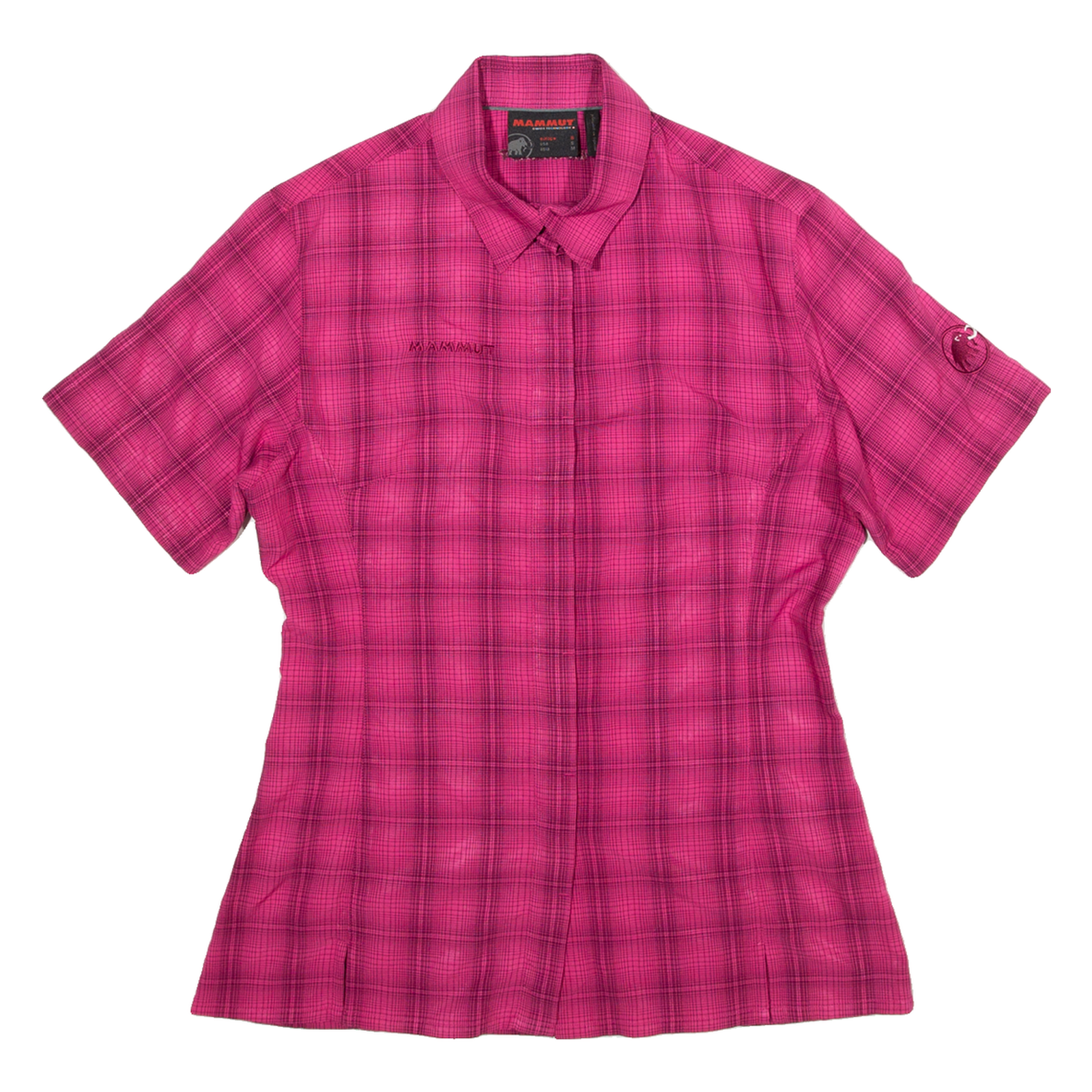 MAMMUT Womens Shirt Pink Check S Refurbished - N/A refurbished available on Cerqular