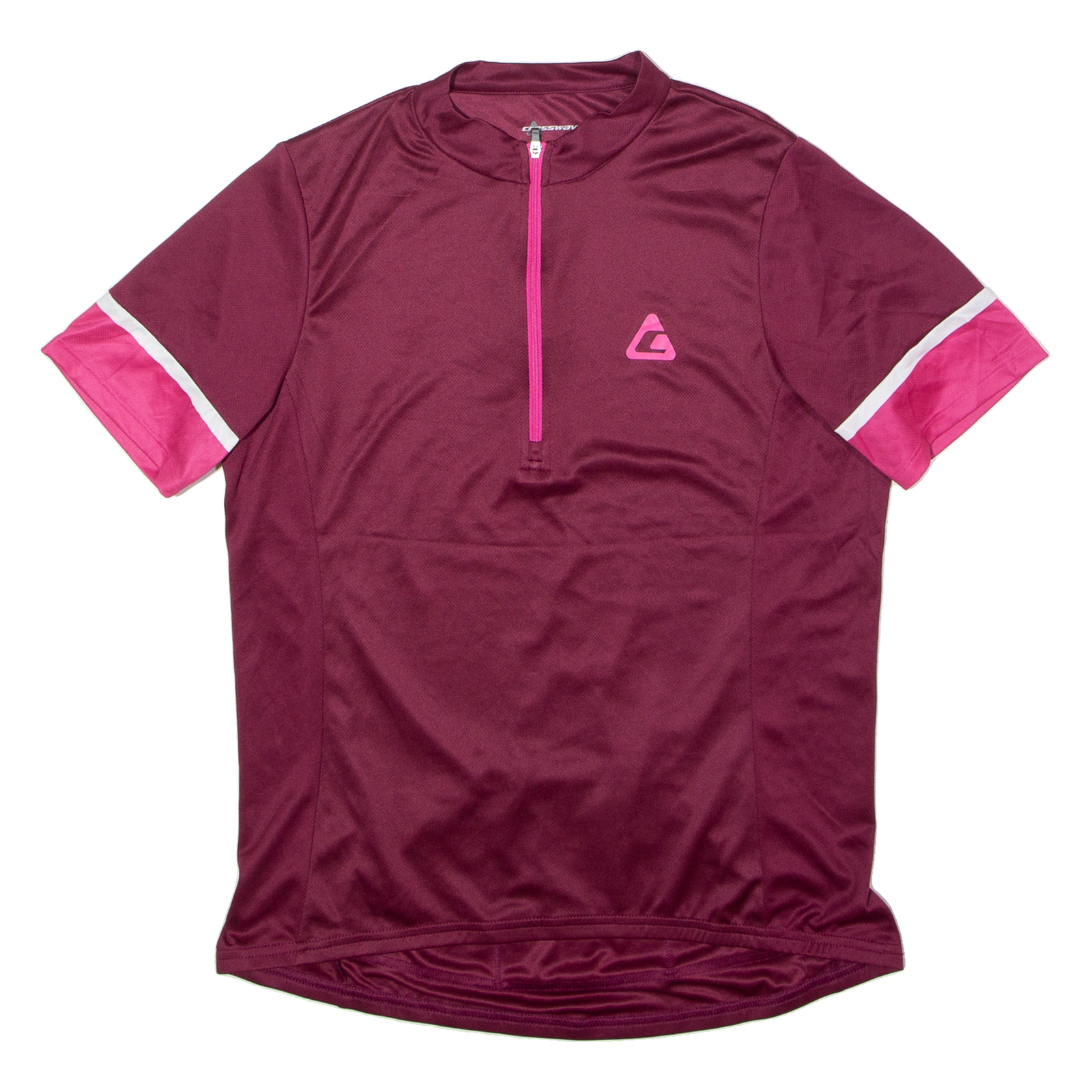 CROSSWAVE Cycling Mens Jersey Maroon 1/4 Zip XL Refurbished - N/A refurbished available on Cerqular