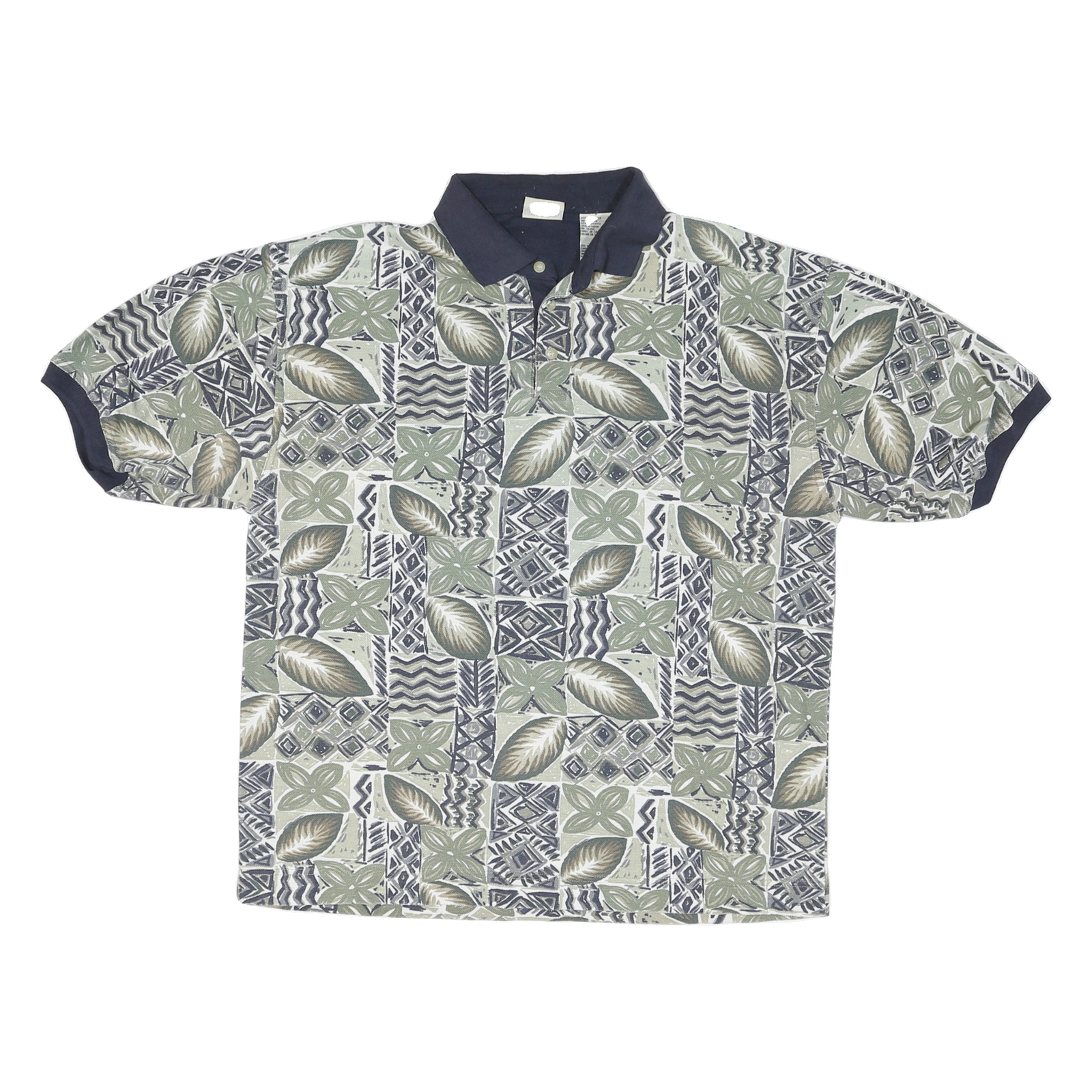 Buy BUGLE BOY Mens Green & Beige Abstract Floral Short Sleeve Polo Shirt L Cotton Refurbished - $24.69 BUGLE BOY Mens Green & Beige Abstract Floral Short Sleeve Polo Shirt L Cotton Refurbished - N/A refurbished available on Cerqular