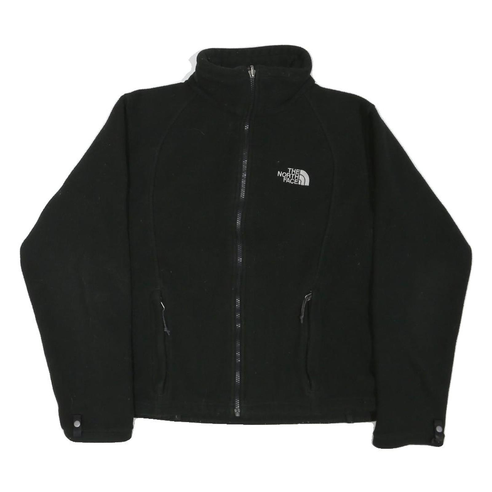 THE NORTH FACE Womens Black Outdoor Jacket M Polyester Blend Zip Fleece Refurbished - N/A refurbished available on Cerqular