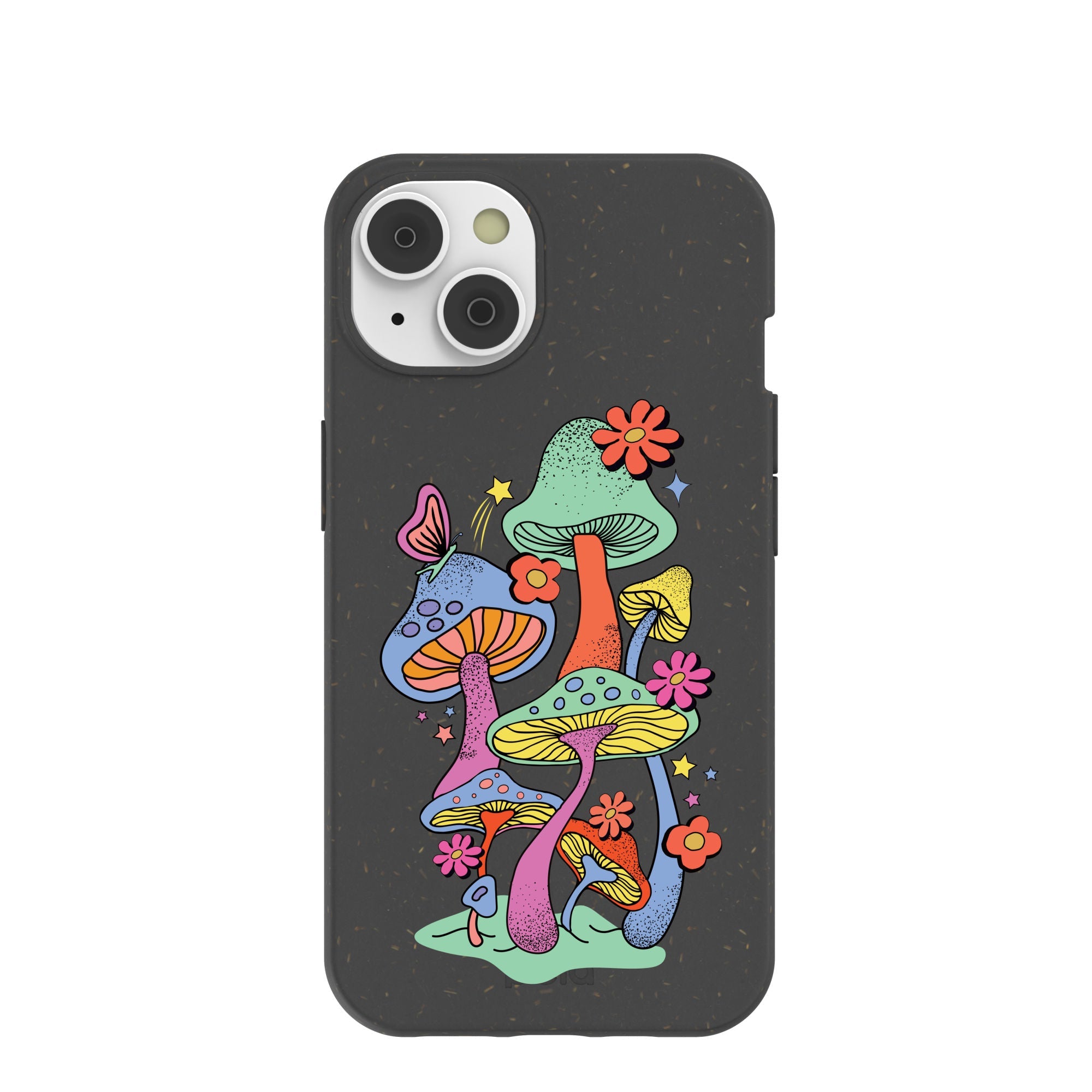 Black Magical Forest iPhone 14/16e Case Refurbished - Pela Case refurbished available on Cerqular