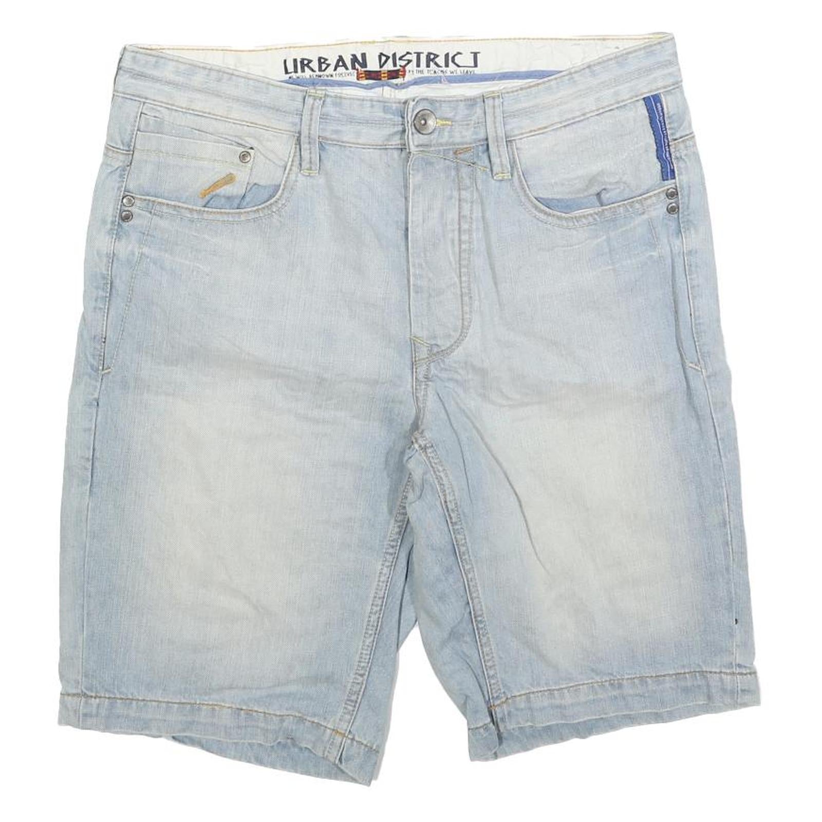 Buy URBAN DISTRICT Mens Shorts Blue Casual M W34 Cotton Blend Comfortable Style Refurbished - $15.59 URBAN DISTRICT Mens Shorts Blue Casual M W34 Cotton Blend Comfortable Style Refurbished - N/A refurbished available on Cerqular