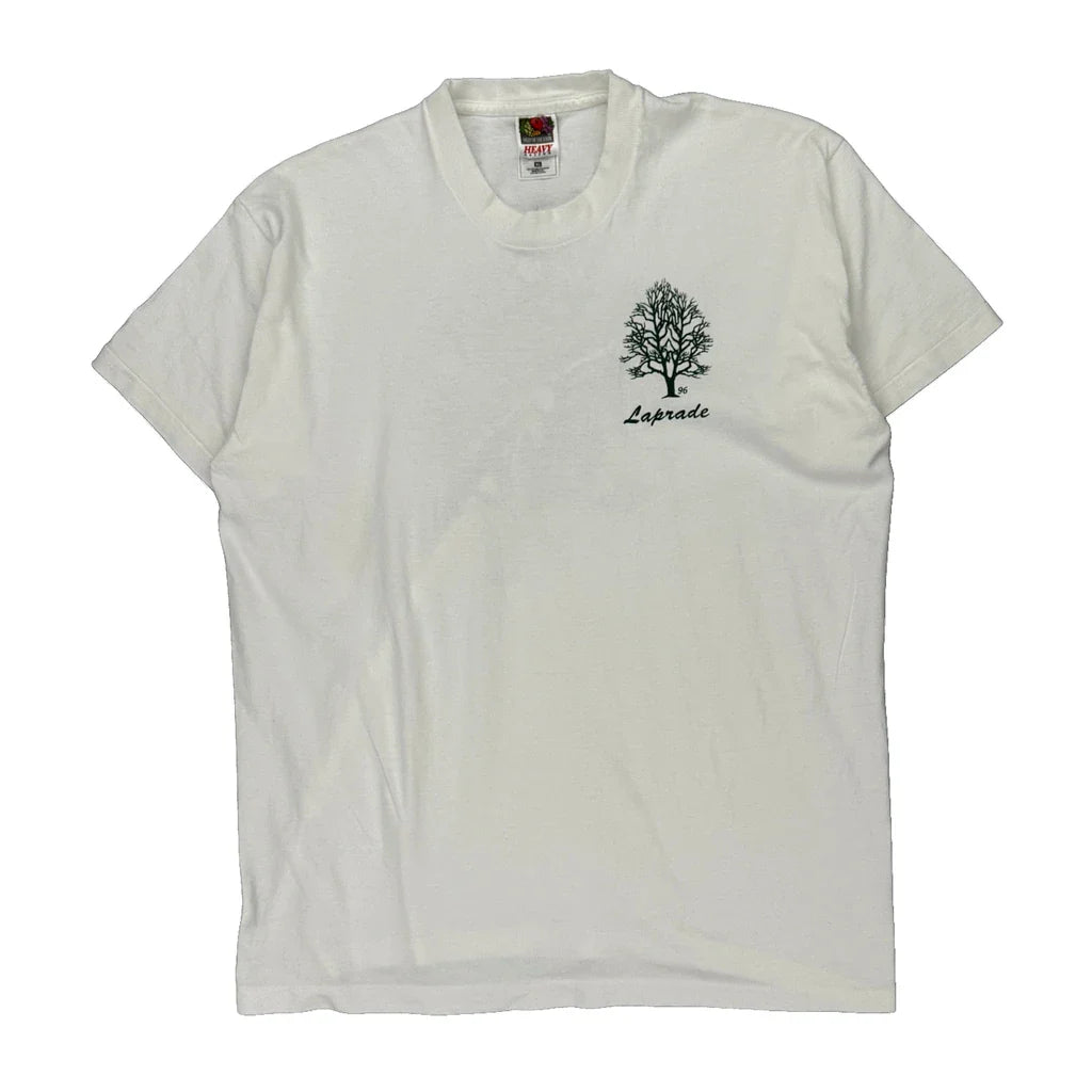 Tree Fruit Of The Loom Graphic T-Shirt - XL White Cotton Refurbished - Thrifted (note: this is a term often used to describe second- refurbished available on Cerqular