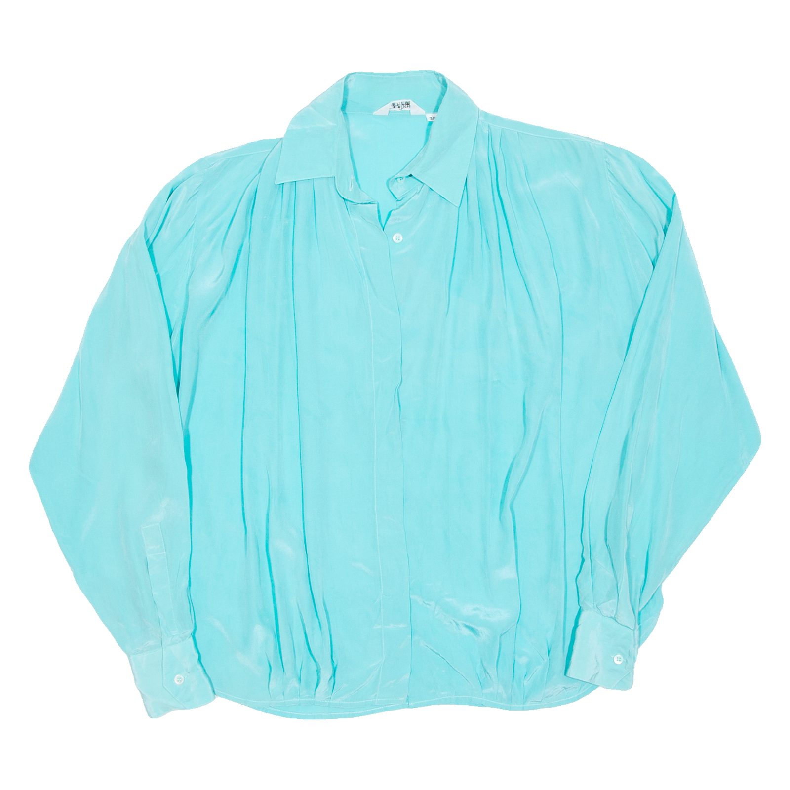 Womens Blouse Blue Long Sleeve M Refurbished - N/A refurbished available on Cerqular
