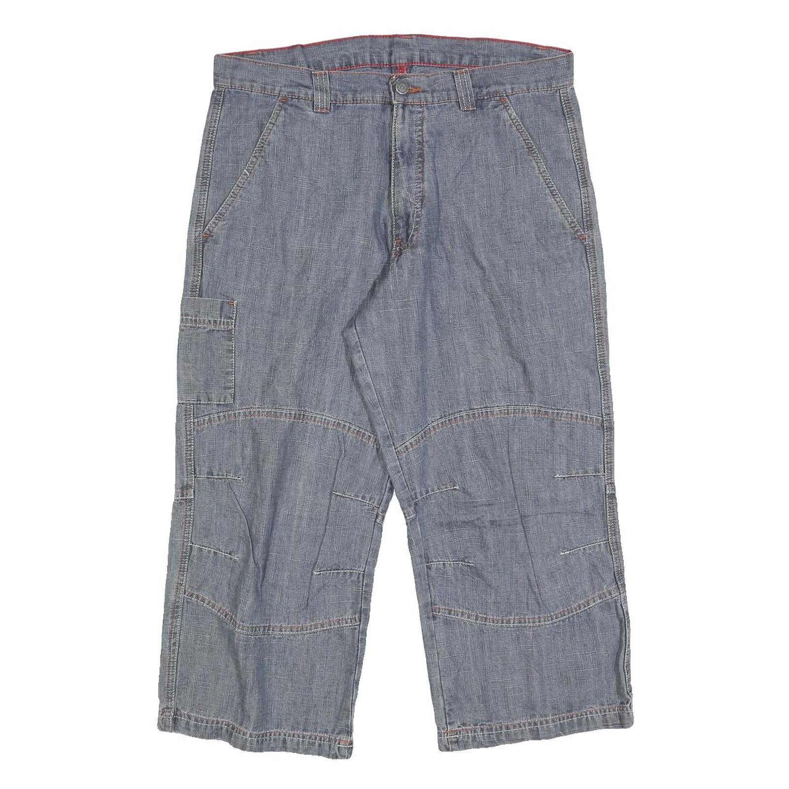 DEVRED Mens Shorts Blue Casual M W32 Cotton Blend Utility Pockets Relaxed Fit Refurbished - N/A refurbished available on Cerqular