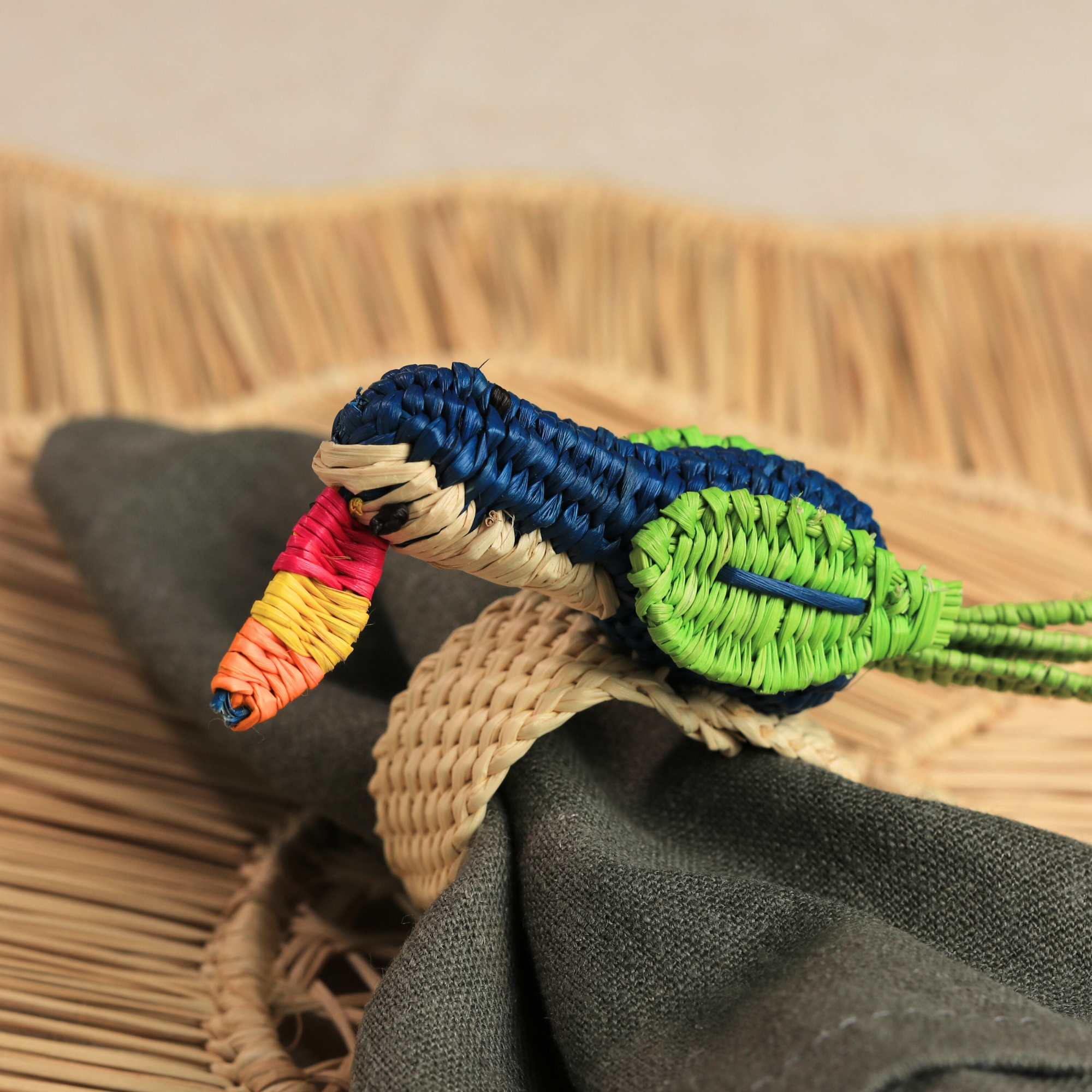 Toucan Napkin Ring Refurbished - Apalma Handmade refurbished available on Cerqular