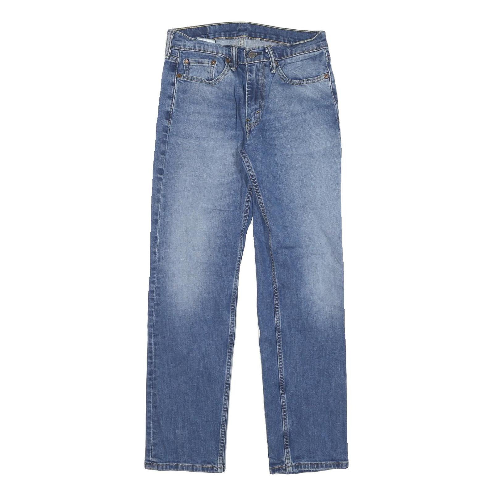 LEVI'S Mens Slim Blue Denim Jeans W27 L28 Zip Classic Fit Five Pocket Refurbished - N/A refurbished available on Cerqular