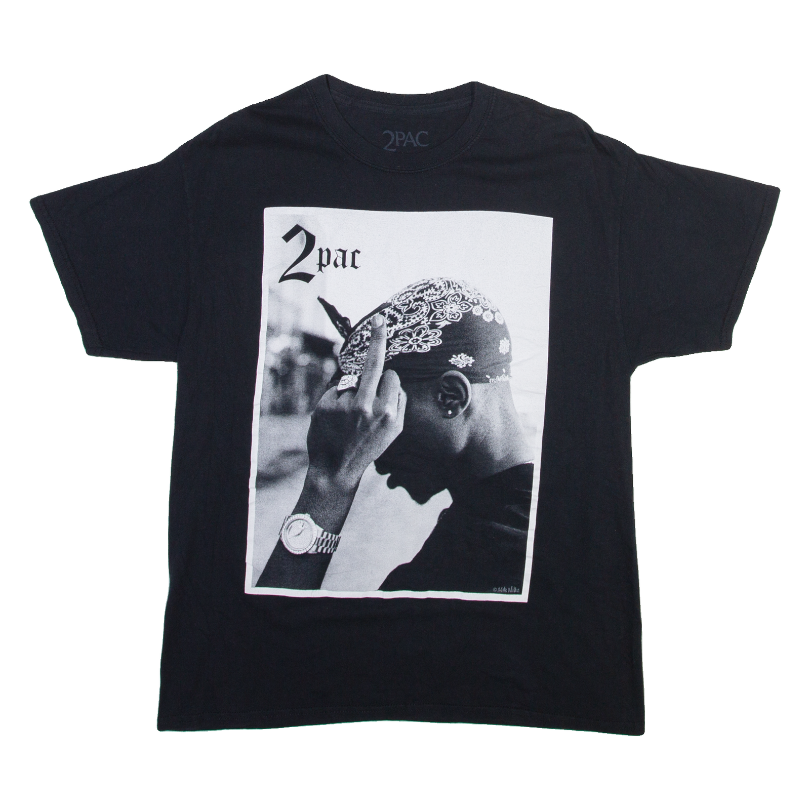 2PAC Mens Band T-Shirt Black L Refurbished - N/A refurbished available on Cerqular
