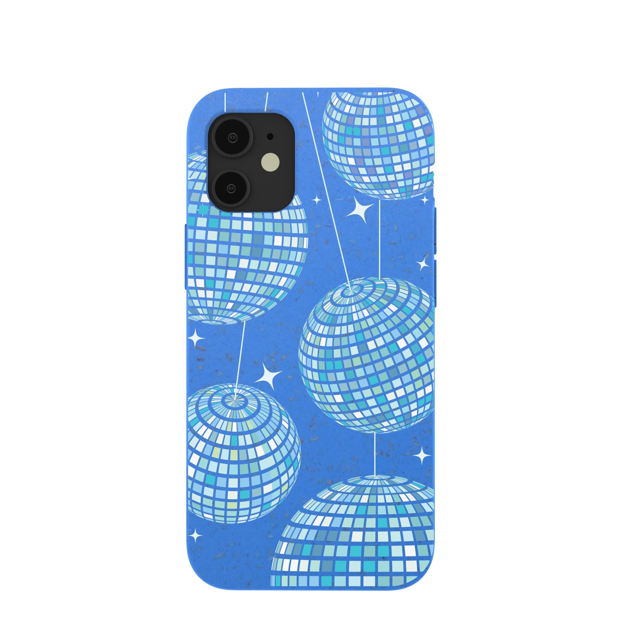 Electric Blue Blue Groove iPhone 12 Mini Case Refurbished - Pela Case refurbished available on Cerqular