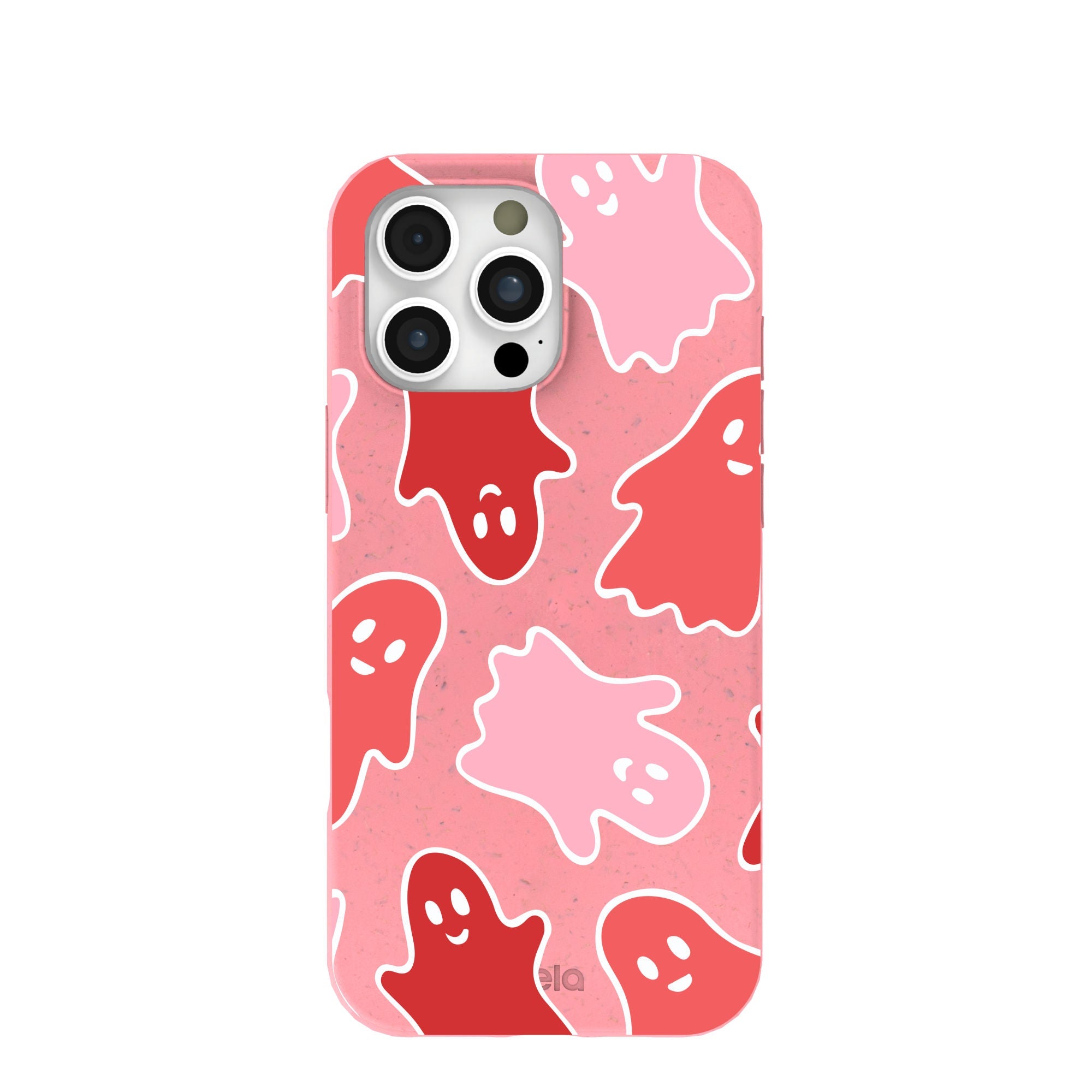 Bubblegum Pink Phantom Pals iPhone 16 Pro Max Case Refurbished - Pela Case refurbished available on Cerqular