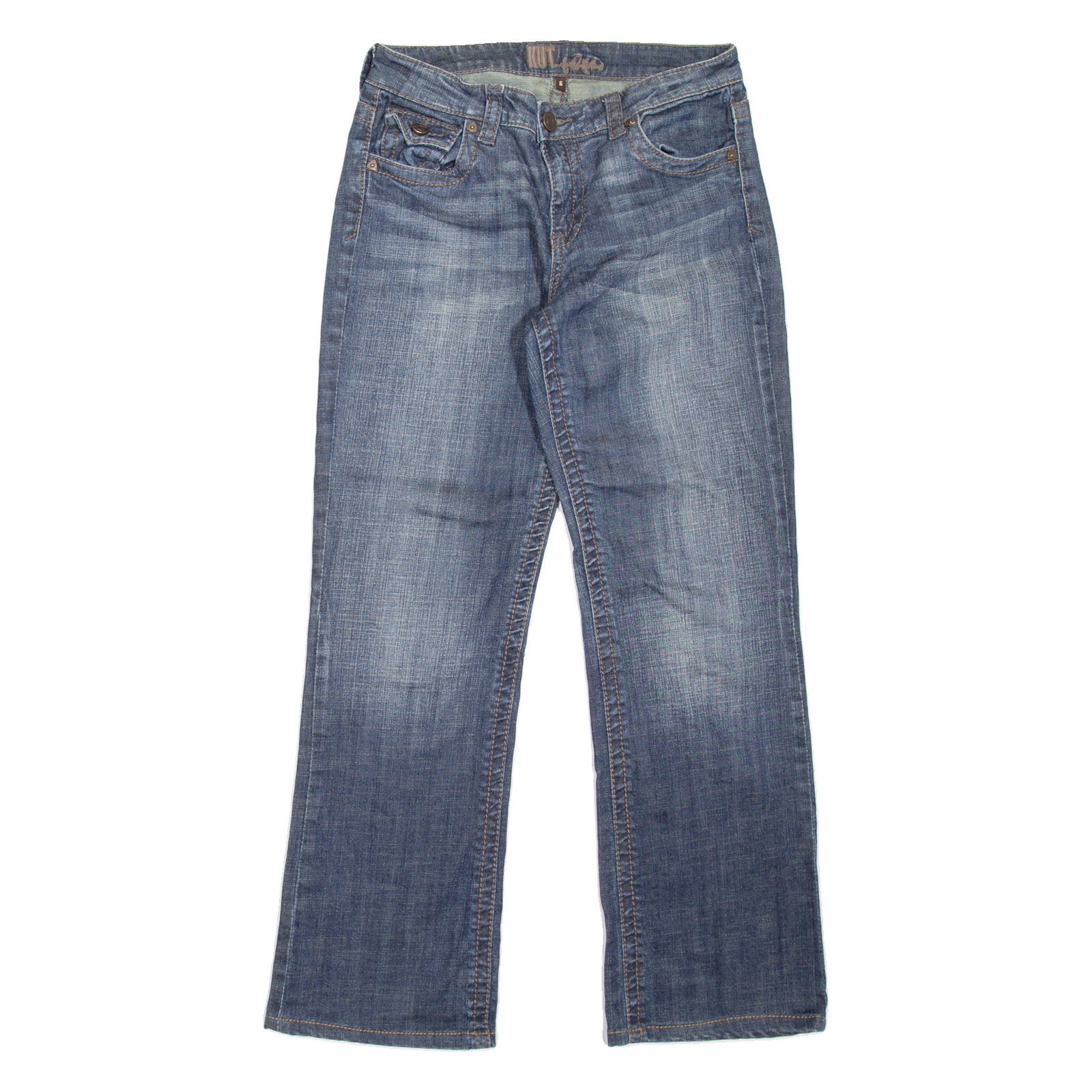 KUT Womens Jeans Blue Regular Straight Stone Wash W30 L29 Refurbished - N/A refurbished available on Cerqular
