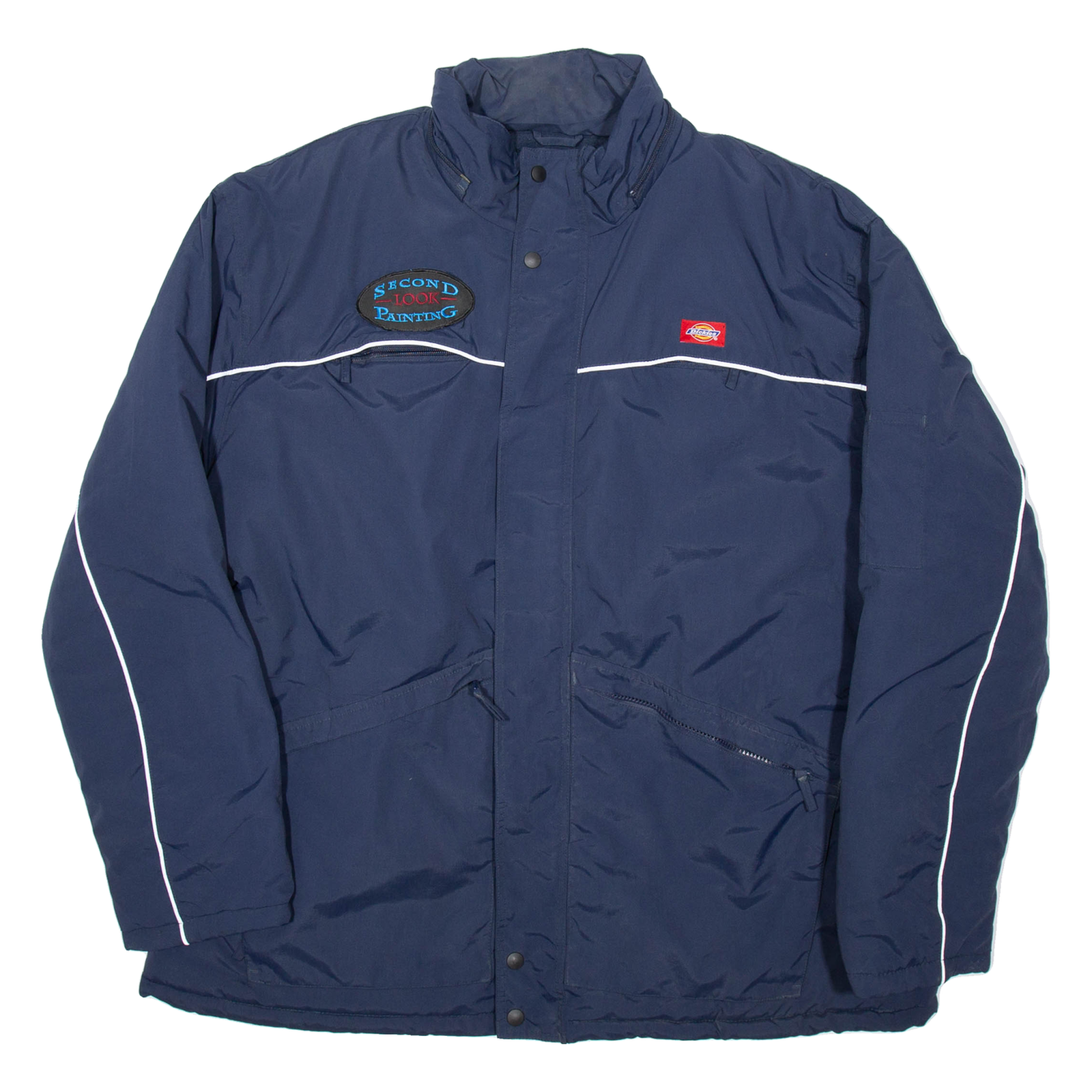 DICKIES Second Look Painting Mens Workwear Coat Blue Nylon 2XL Refurbished - N/A refurbished available on Cerqular