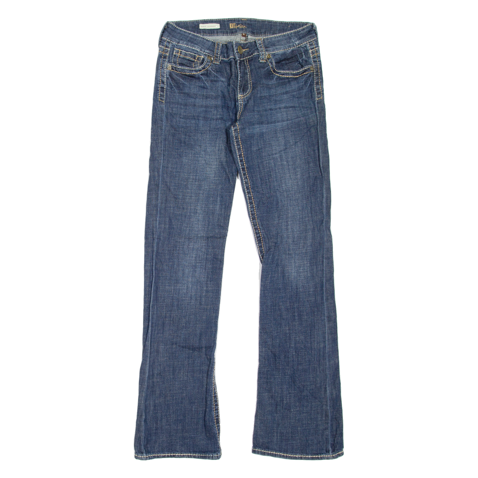 KUT Natalie High Rise Womens Jeans Blue Regular Bootcut Stone Wash W29 L33 Refurbished - N/A refurbished available on Cerqular