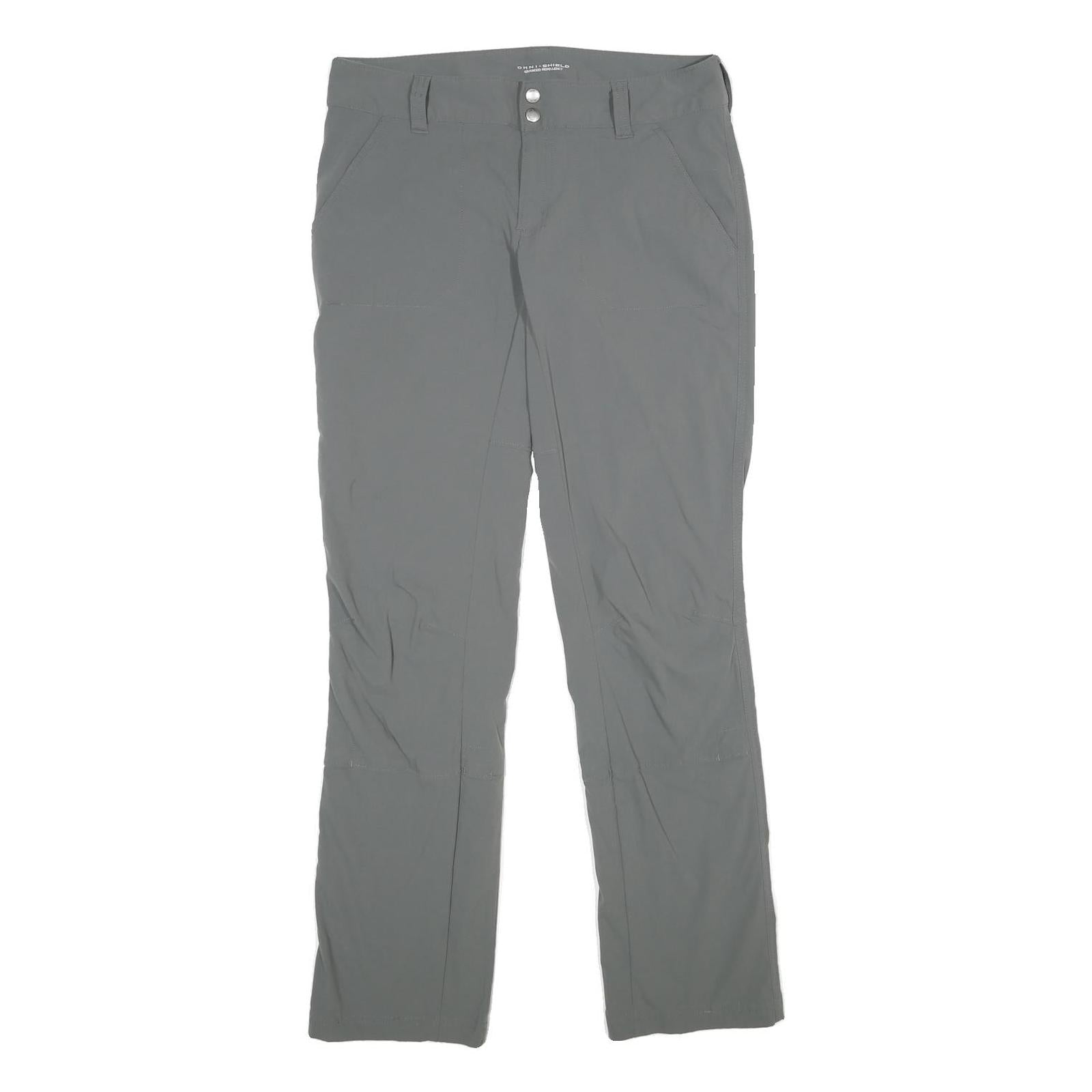 COLUMBIA Womens Polyamide Blend Grey Regular Trousers W30 L32 Outdoor Comfort Refurbished - N/A refurbished available on Cerqular
