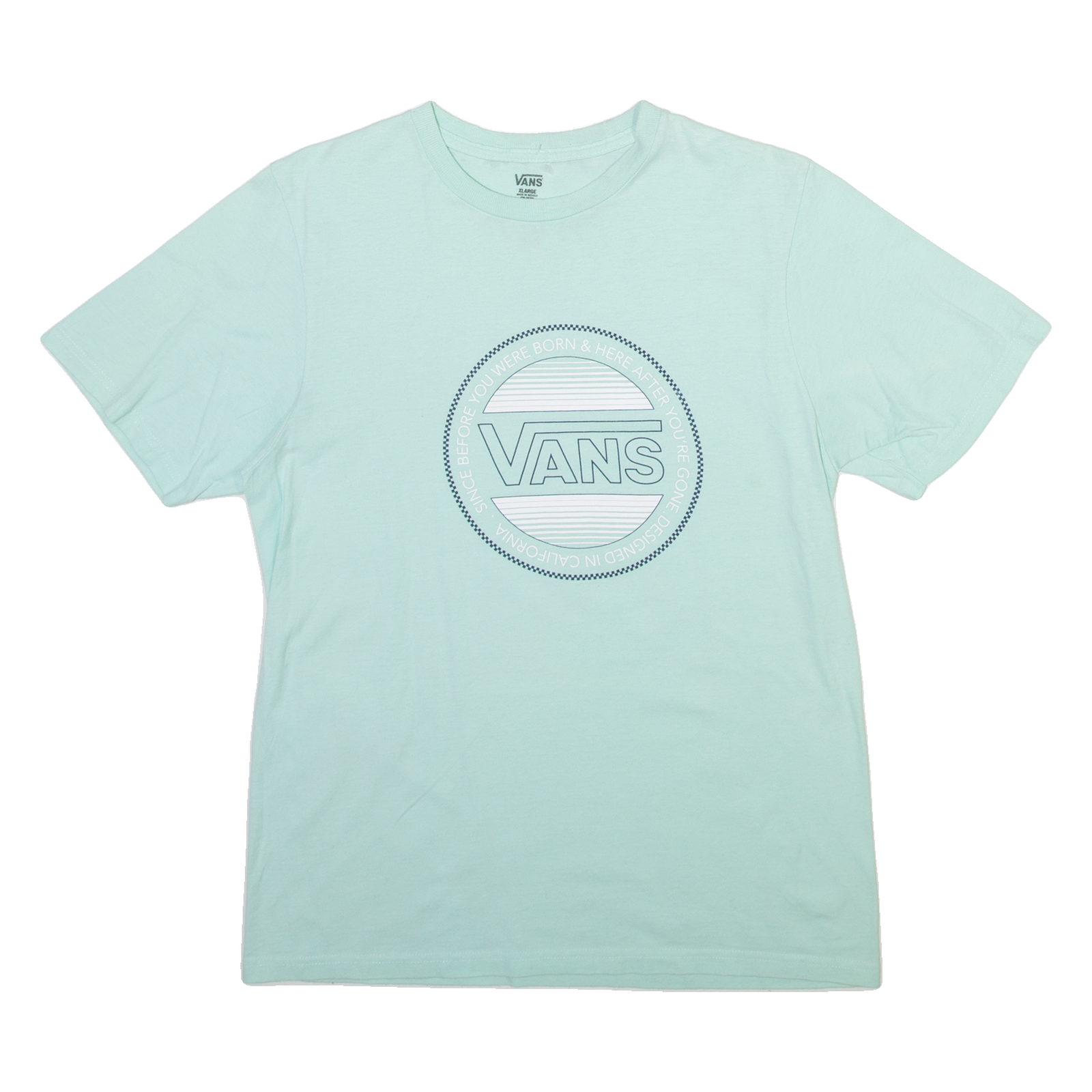 VANS Womens T-Shirt Blue XL Refurbished - N/A refurbished available on Cerqular