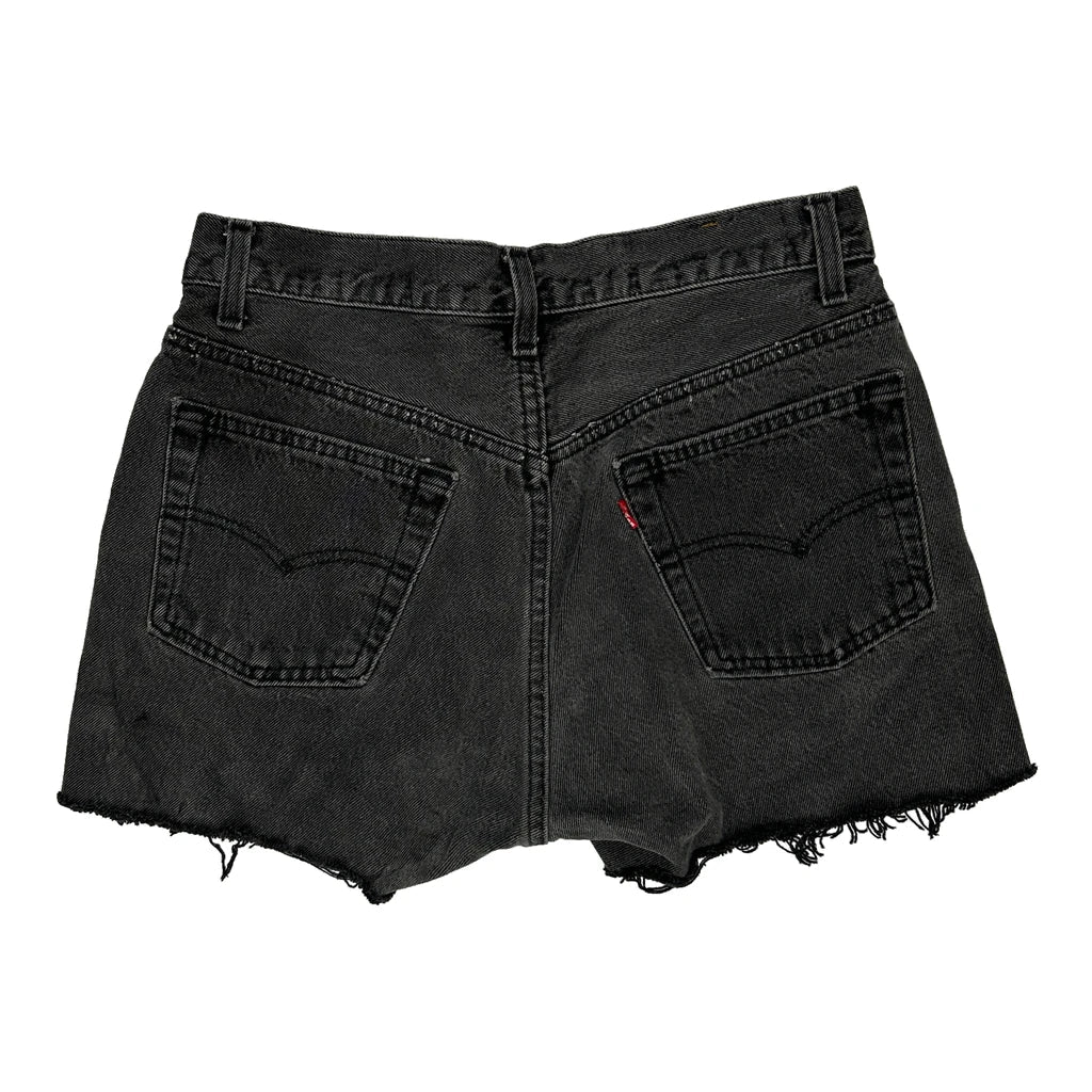 Buy Levis Denim Shorts - 28W UK 8 Black Denim Refurbished - $26.79 Levis Denim Shorts - 28W UK 8 Black Denim Refurbished - Thrifted (note: this is a term often used to describe second- refurbished available on Cerqular