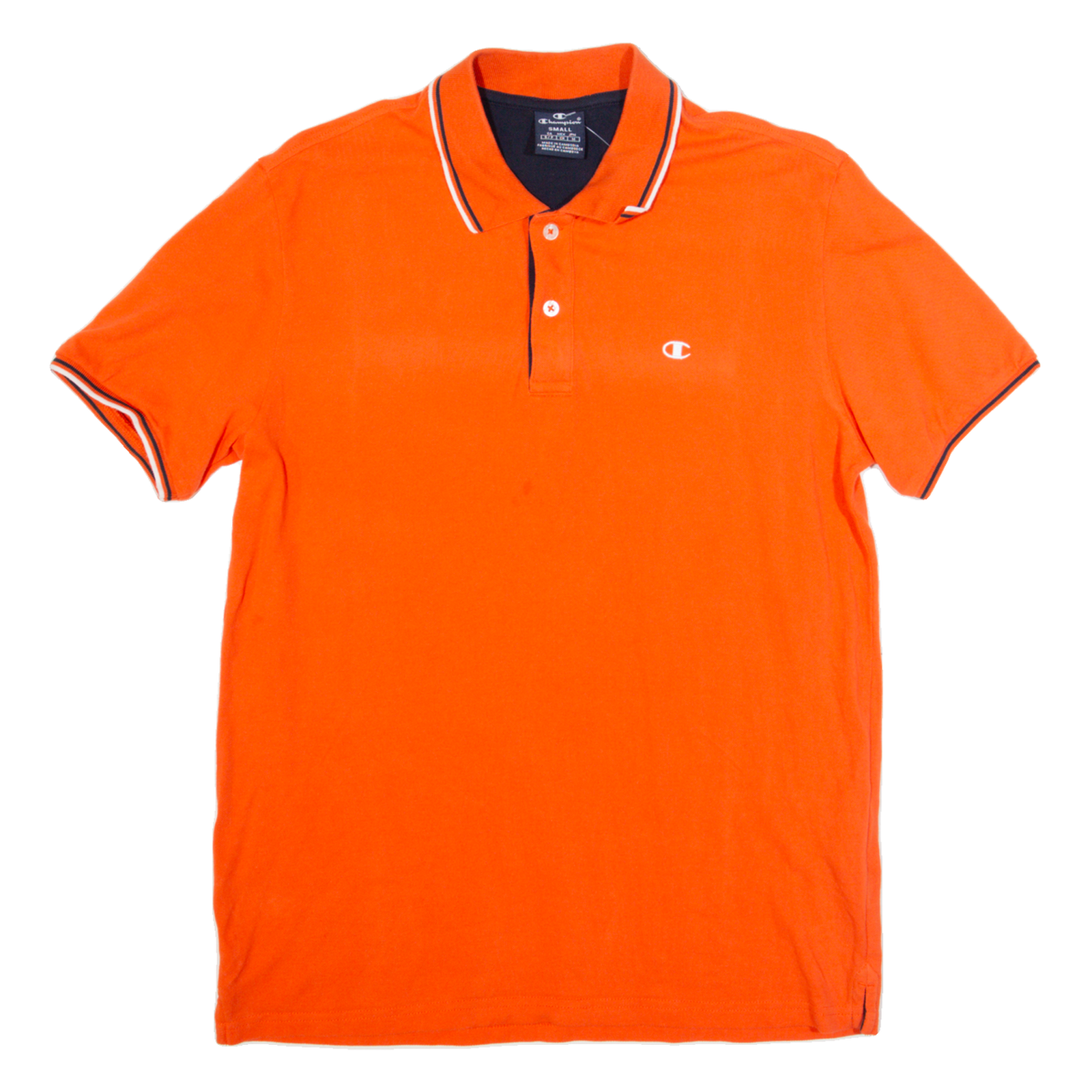 CHAMPION Mens Polo Shirt Orange S Refurbished - N/A refurbished available on Cerqular