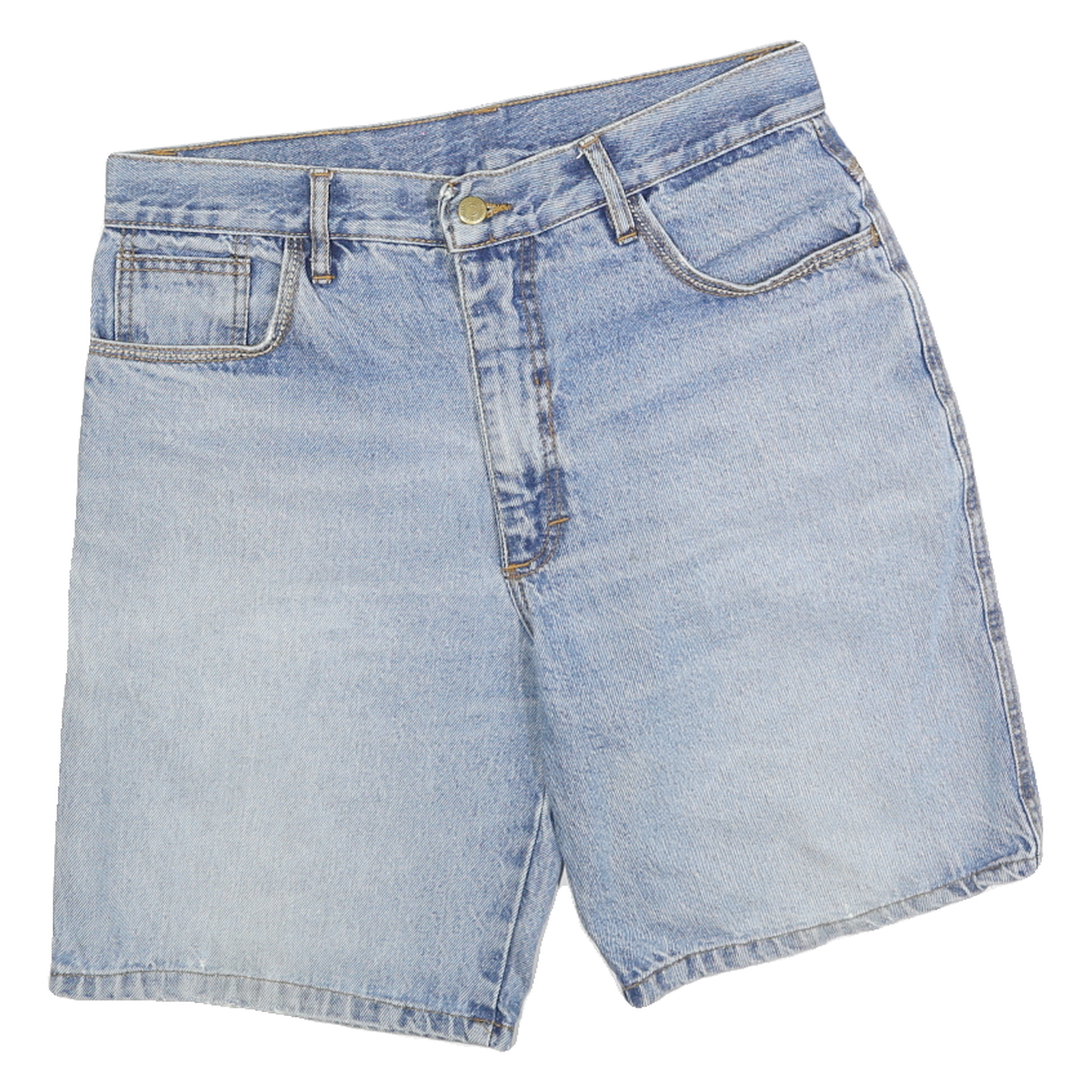 SEHAD Mens Denim Blue Casual Shorts M W32 Classic Fit Comfortable Design Refurbished - N/A refurbished available on Cerqular