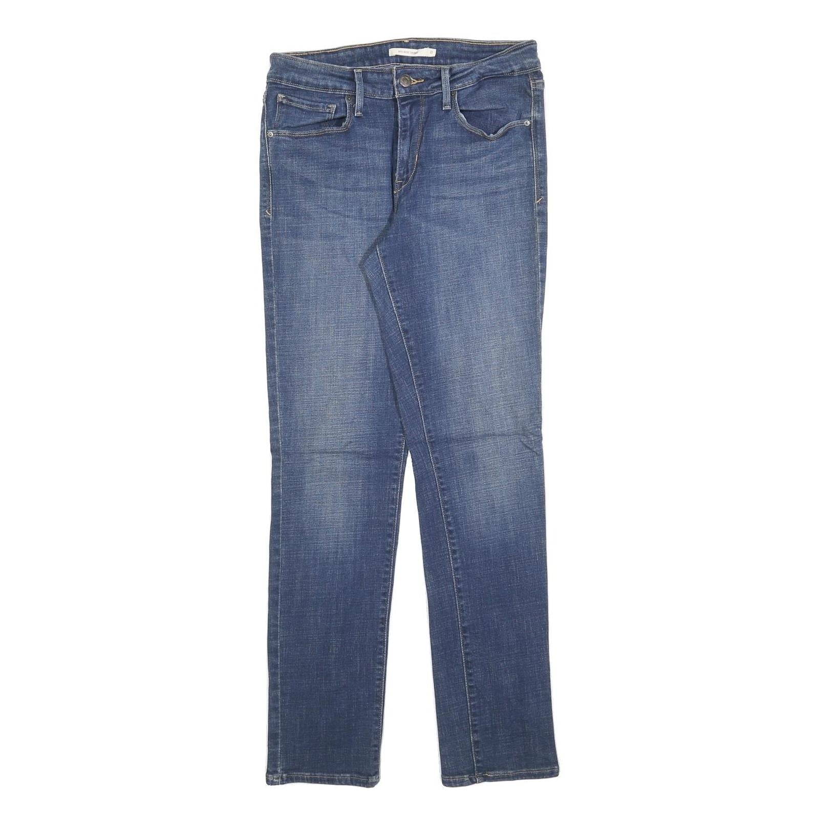 LEVI'S Womens Blue Slim Skinny Denim Medium W29 L30 Jeans Stretch Classic Refurbished - N/A refurbished available on Cerqular