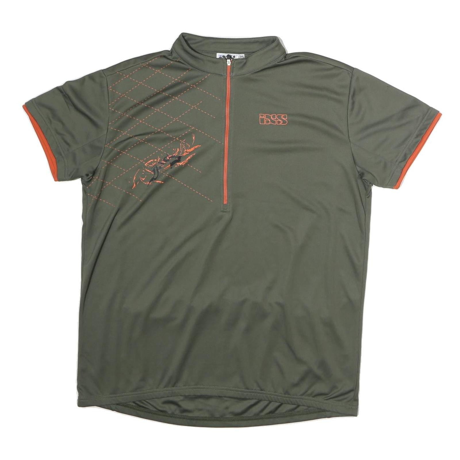 Buy IXS Mens Green & Orange Cycling Zip Neck T-Shirt 3XL Short Sleeve Polyester Refurbished - $11.69 IXS Mens Green & Orange Cycling Zip Neck T-Shirt 3XL Short Sleeve Polyester Refurbished - N/A refurbished available on Cerqular