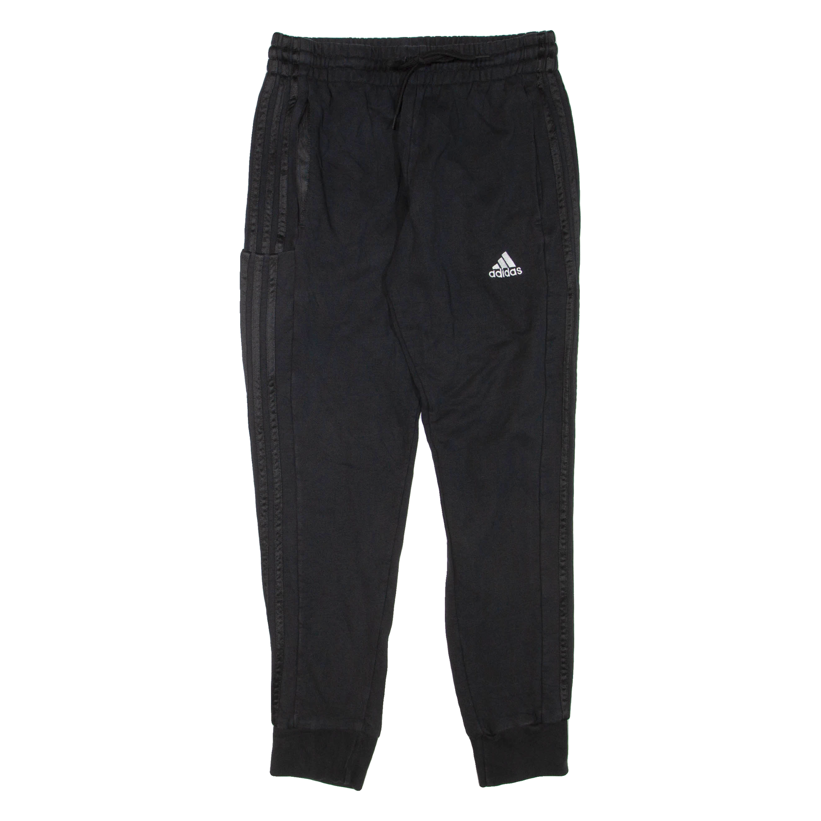 ADIDAS Mens Joggers Black Tapered M W28 L30 Refurbished - N/A refurbished available on Cerqular