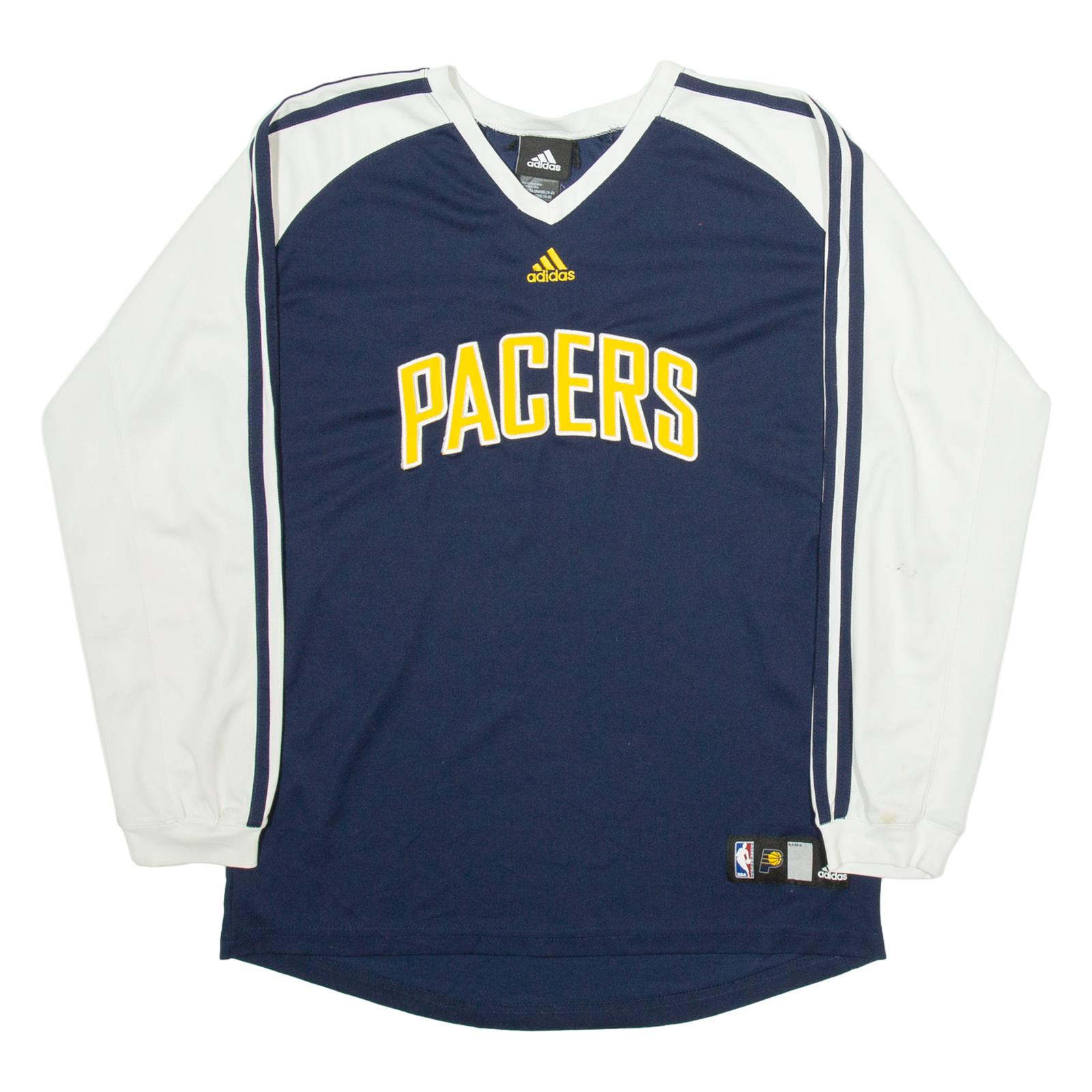 Buy ADIDAS Pacers Mens Football Shirt Jersey Blue Long Sleeve USA V-Neck XL Refurbished - $50.69 ADIDAS Pacers Mens Football Shirt Jersey Blue Long Sleeve USA V-Neck XL Refurbished - N/A refurbished available on Cerqular