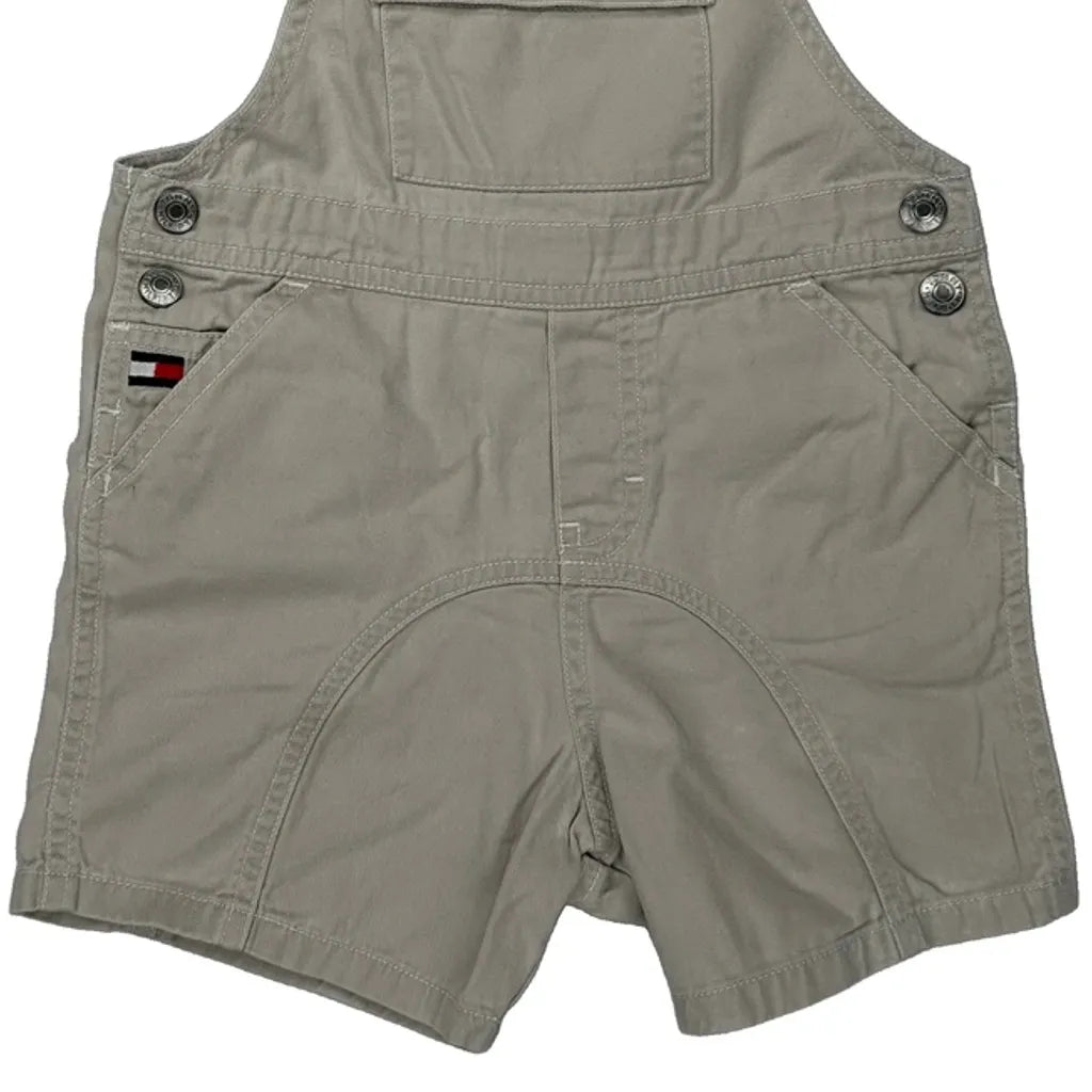 Age 2 Tommy Hilfiger Dungarees - 2XS Grey Cotton Refurbished - Thrifted (note: this is a term often used to describe second- refurbished available on Cerqular