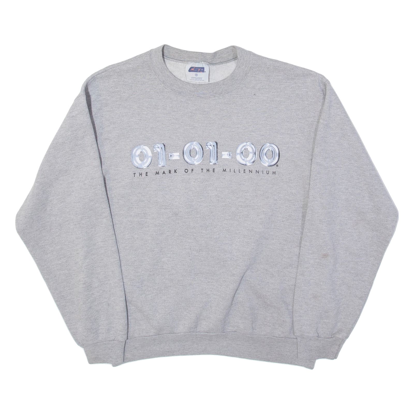 The Mark Of The Millennium Mens Sweatshirt Grey Crew Neck M Refurbished - N/A refurbished available on Cerqular