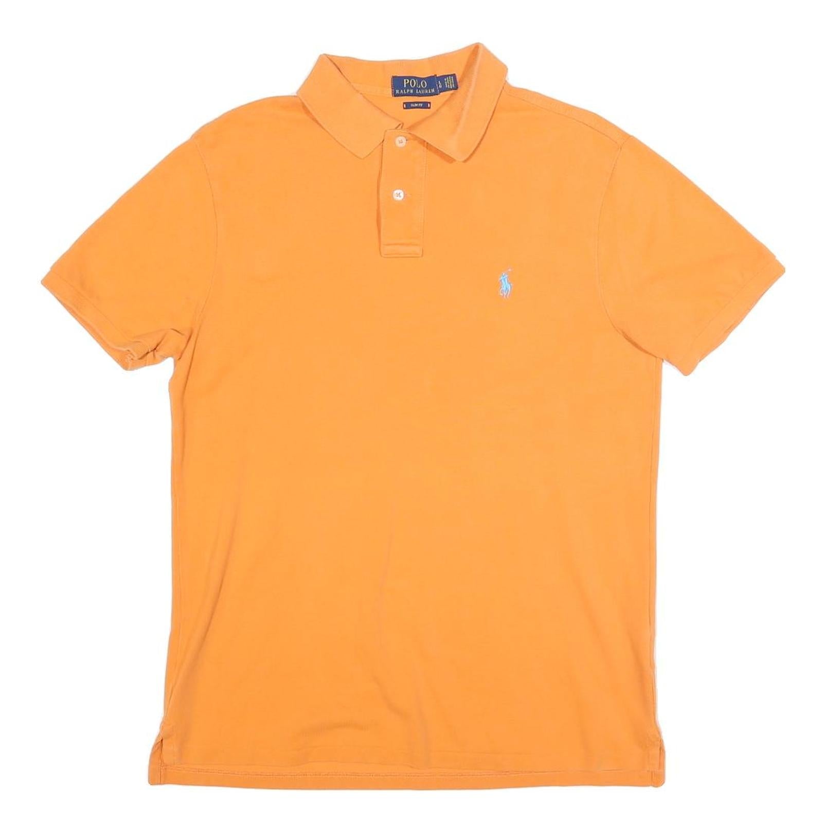Buy POLO RALPH LAUREN Mens Orange Short Sleeve Plain L Cotton Blend Polo Shirt Refurbished - $29.89 POLO RALPH LAUREN Mens Orange Short Sleeve Plain L Cotton Blend Polo Shirt Refurbished - N/A refurbished available on Cerqular