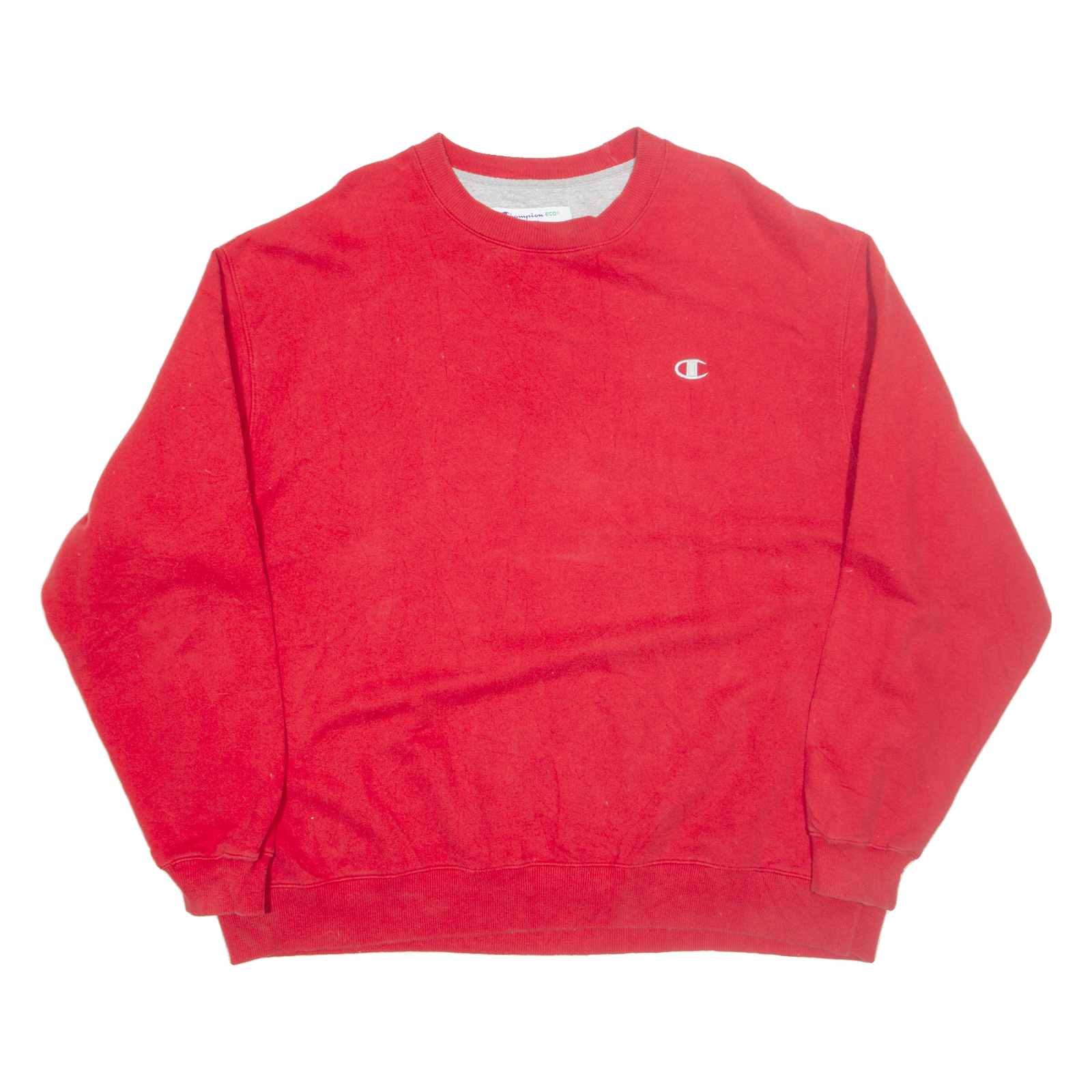 CHAMPION Mens Sweatshirt Red 2XL Refurbished - N/A refurbished available on Cerqular