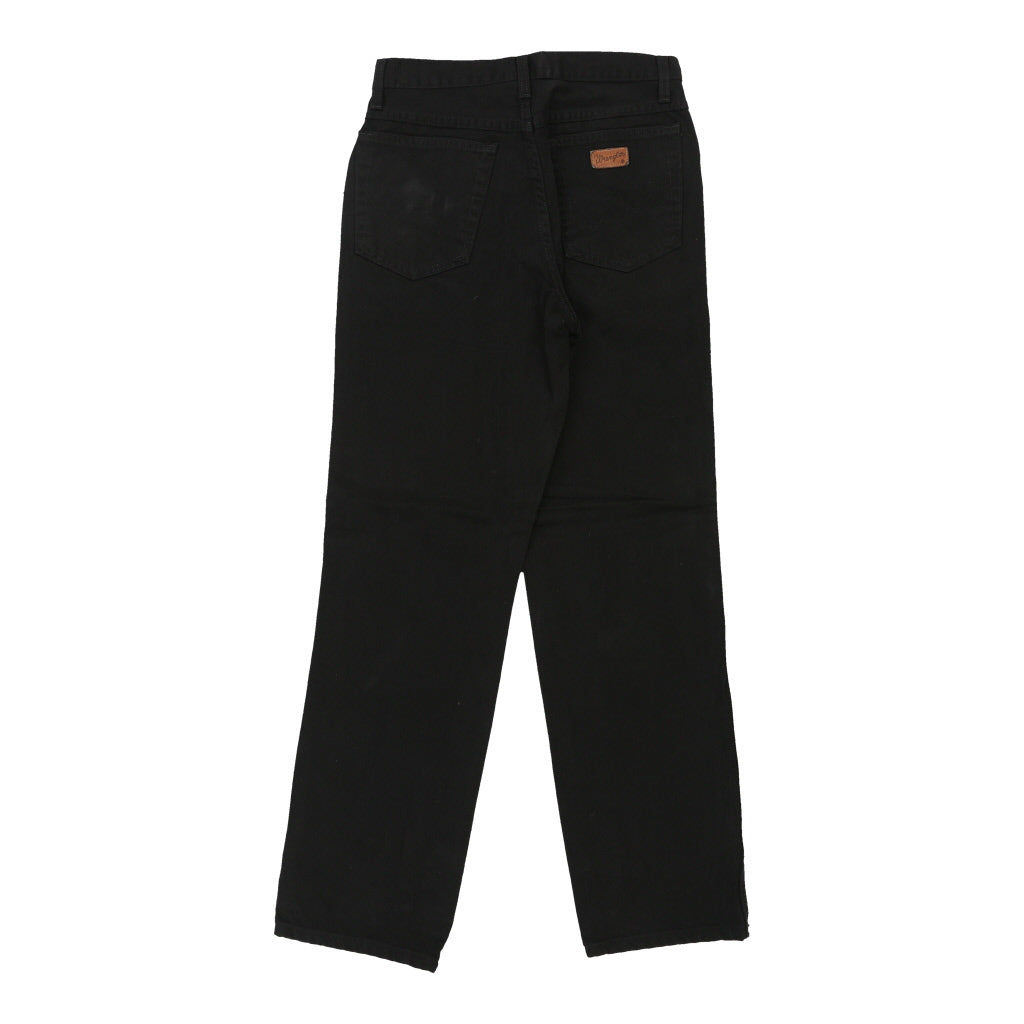 Buy Wrangler Jeans - 28W UK 8 Black Cotton Refurbished - $14.06 Wrangler Jeans - 28W UK 8 Black Cotton Refurbished - Thrifted (note: this is a term often used to describe second- refurbished available on Cerqular
