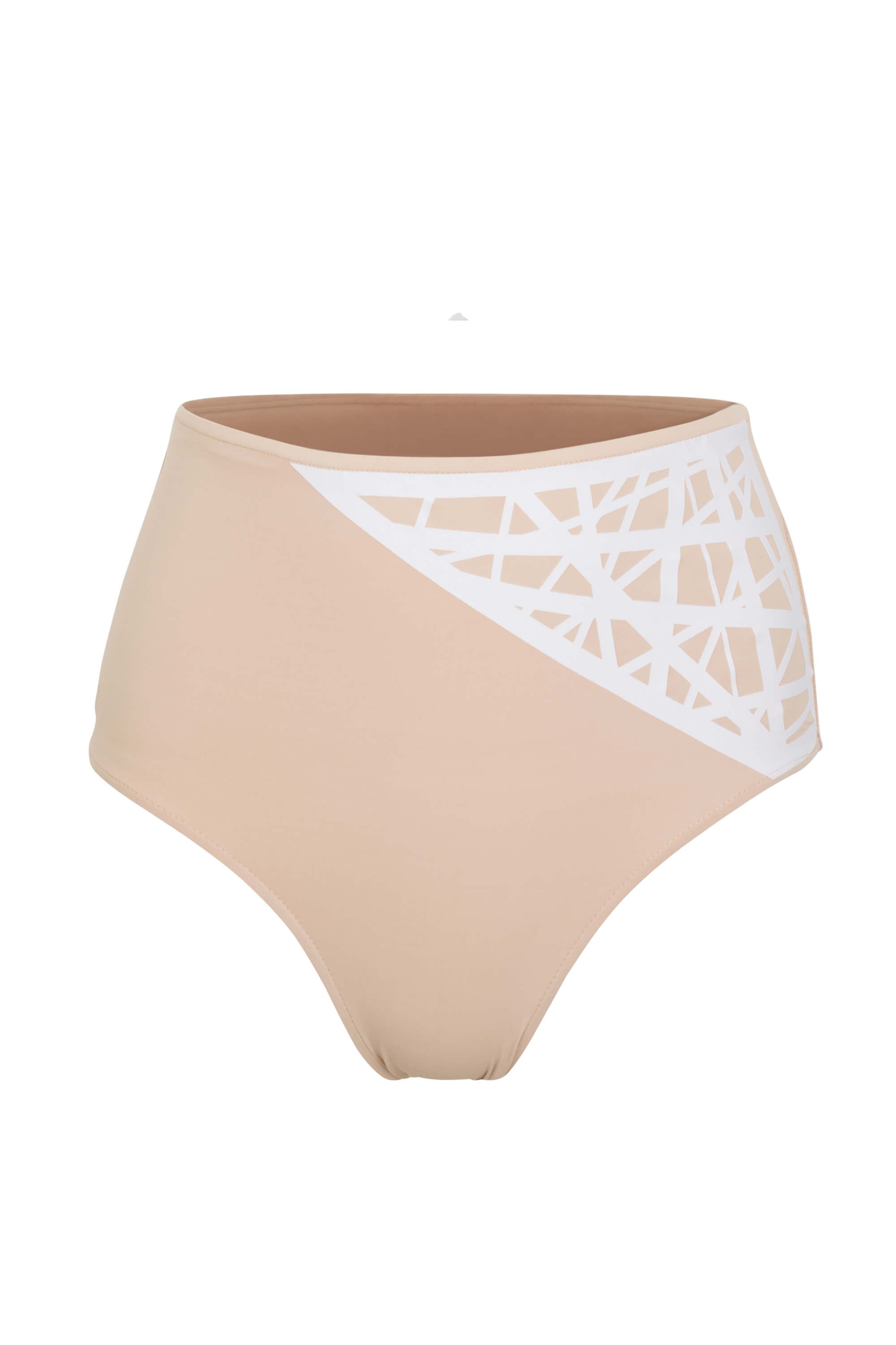 Lillian High Waisted Bikini Bottom in Camel | Size: Large Refurbished - Sauipe Swim refurbished available on Cerqular