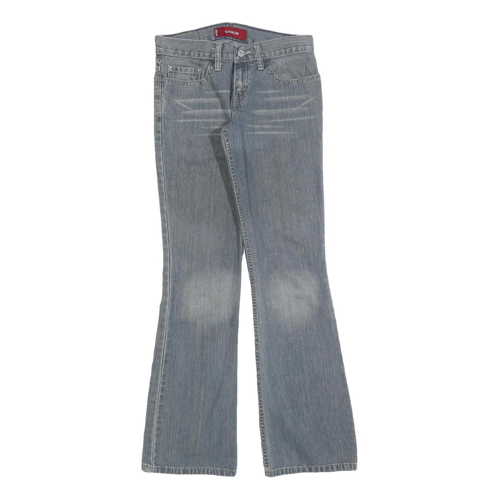 LEVI'S 518 Womens Jeans Blue Slim Bootcut Denim Medium W28 L32 Stretch Refurbished - N/A refurbished available on Cerqular