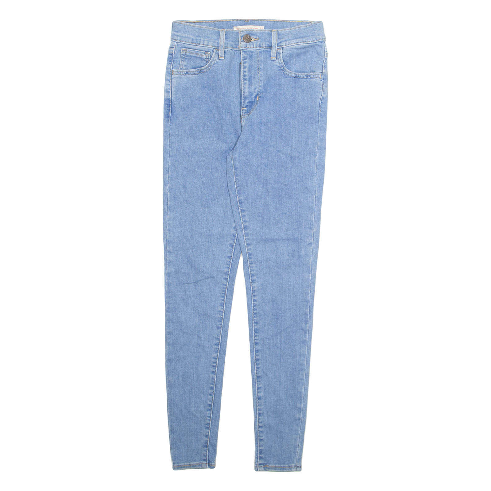LEVI'S Womens Jeans Blue Regular Skinny W24 L27 Refurbished - N/A refurbished available on Cerqular