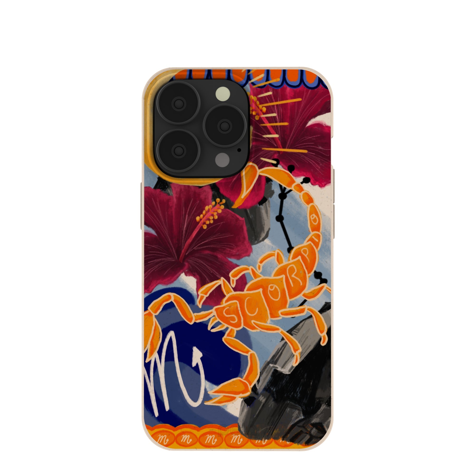 Seashell Scorpio Scorpion iPhone 13 Pro Case Refurbished - Pela Case refurbished available on Cerqular