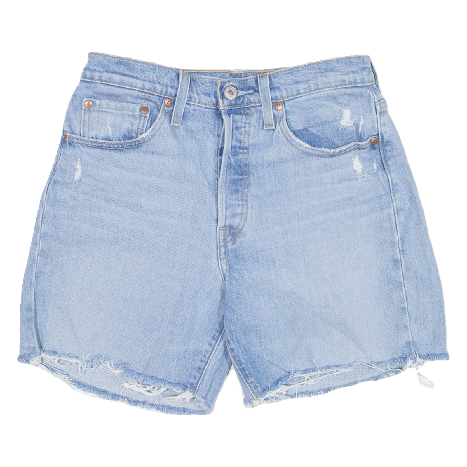 LEVI'S BIG E Womens Jorts Shorts Blue XS W26 Refurbished - N/A refurbished available on Cerqular