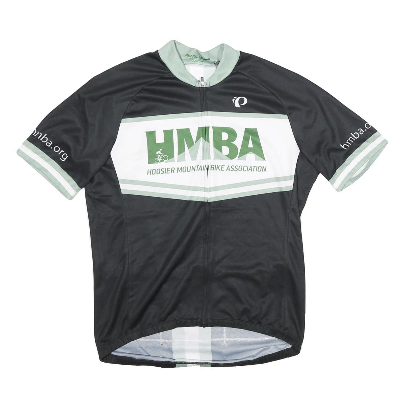 PEARL IZUMI Mens Black & Green Hoosier Mountain Bike Association Cycling Jersey Refurbished - N/A refurbished available on Cerqular