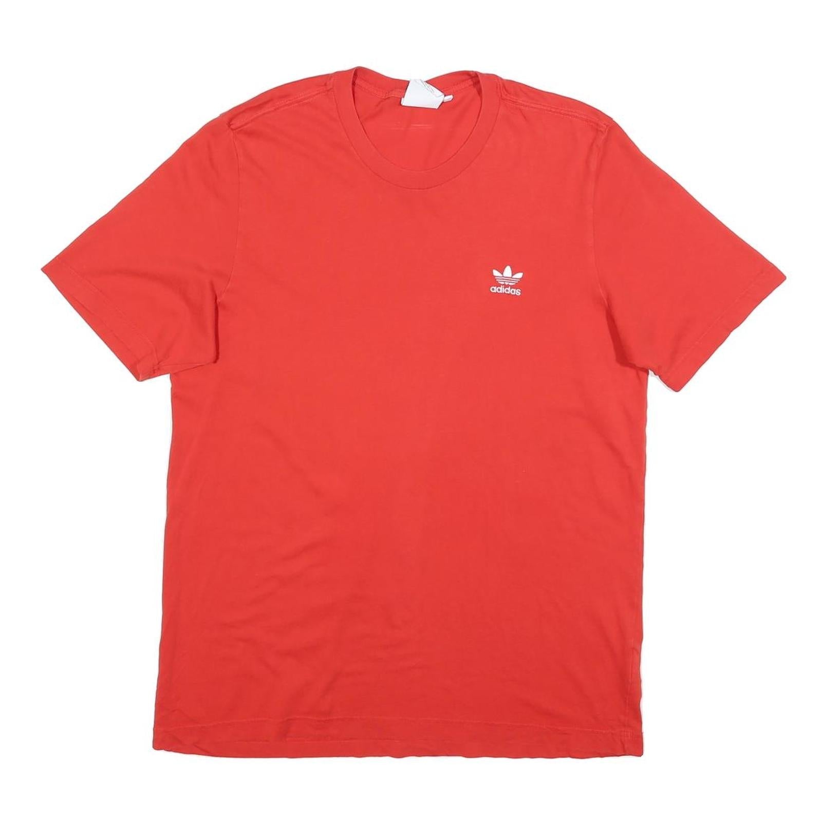 ADIDAS Mens Red Graphic T-Shirt L Short Sleeve Crew Neck Casual Wear Refurbished - N/A refurbished available on Cerqular