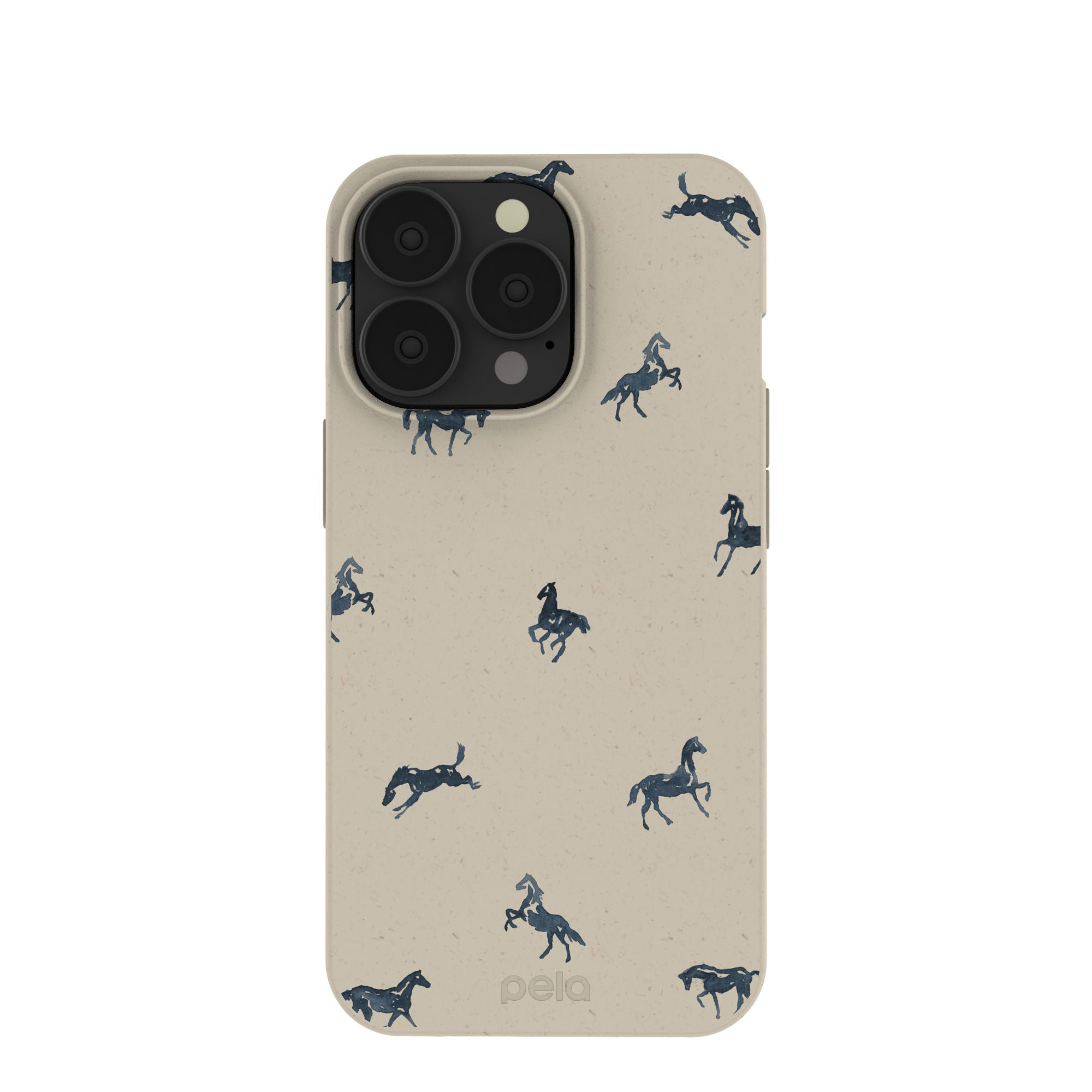 London Fog Mini Horses iPhone 13 Pro Case Refurbished - Pela Case refurbished available on Cerqular