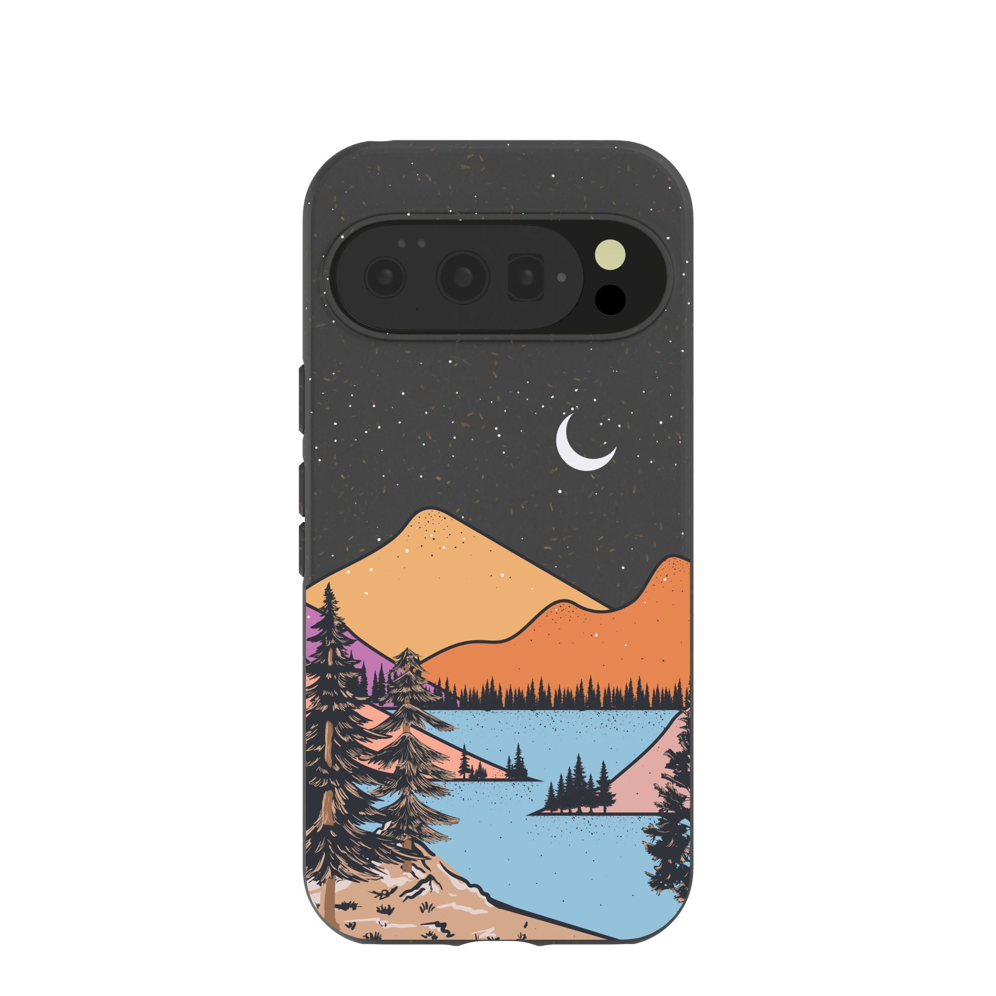 Black Night Trails Google Pixel 10/10 Pro Case | PixelSnap Compatibility: With PixelSnap Refurbished - Pela Case refurbished available on Cerqular