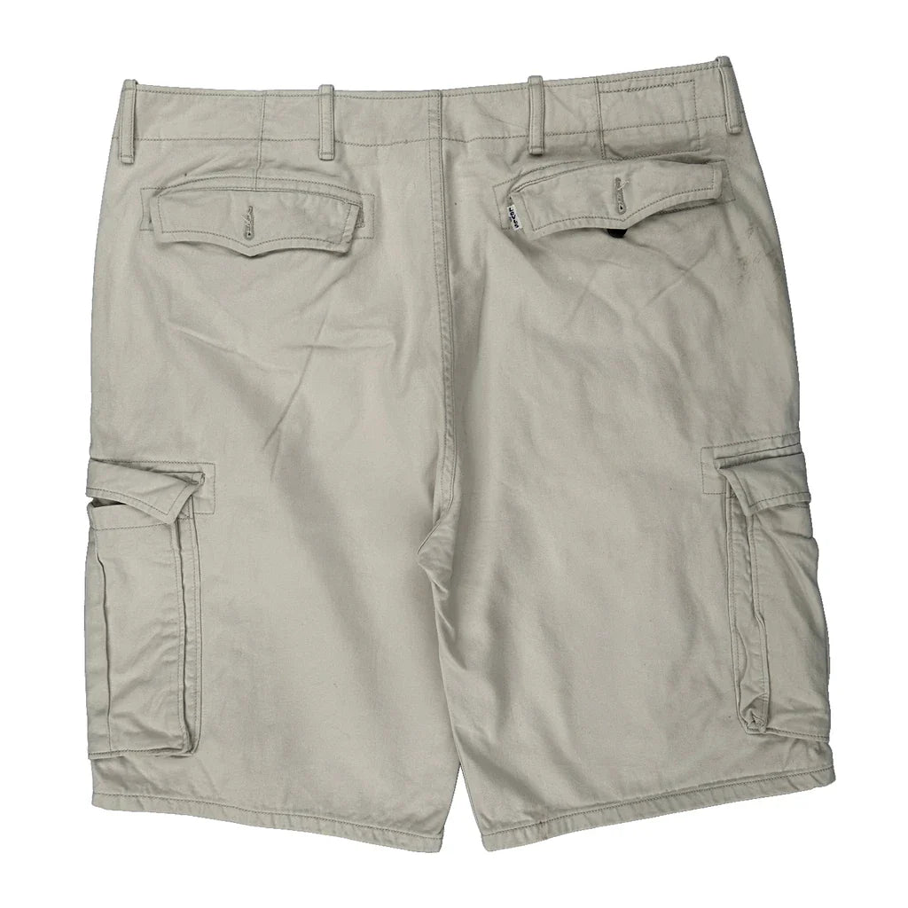 Dockers Cargo Shorts - 38W 10L Beige Cotton Refurbished - Thrifted (note: this is a term often used to describe second- refurbished available on Cerqular