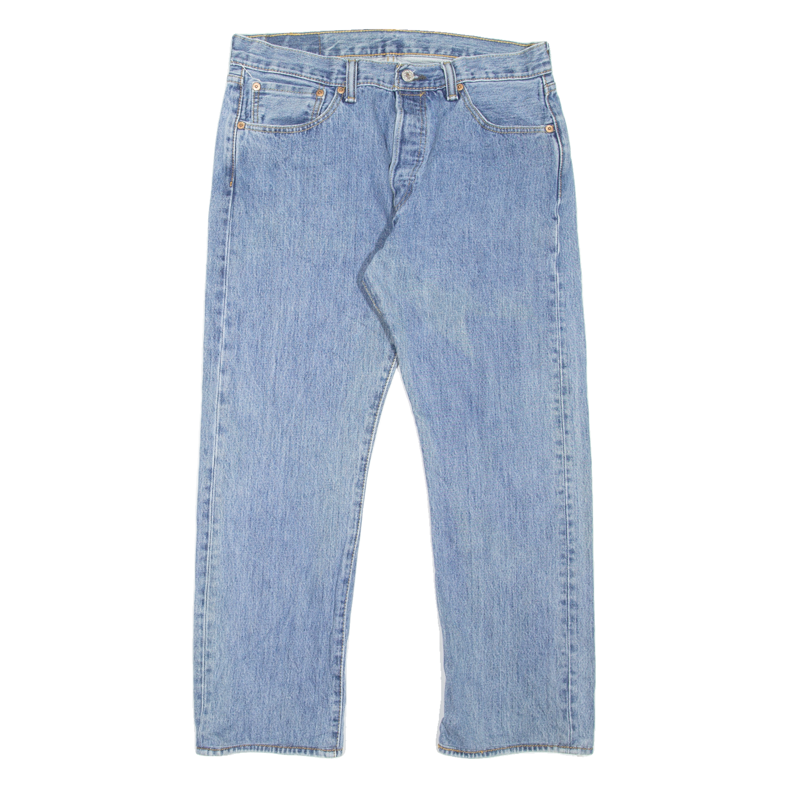 LEVI'S 501 Jeans Mens Blue Regular Straight W30 L25 Refurbished - N/A refurbished available on Cerqular