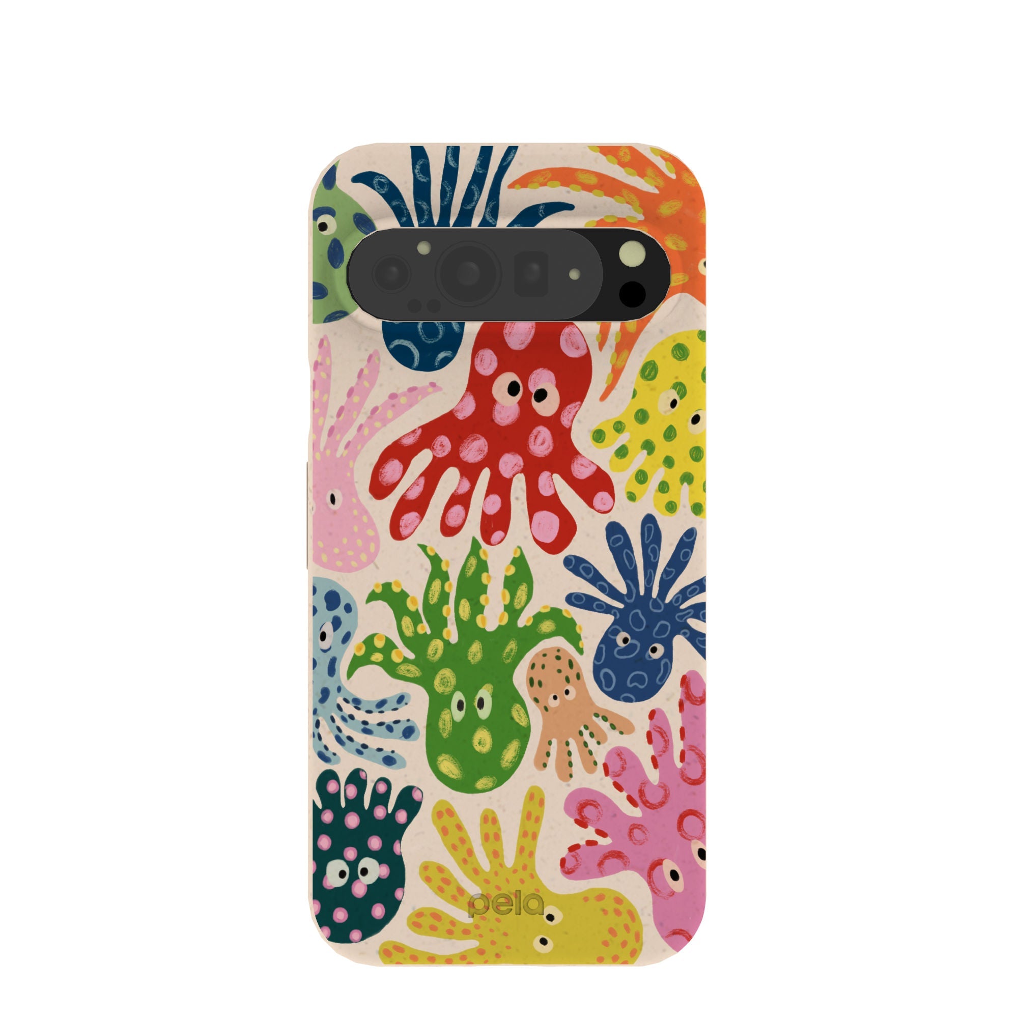 Seashell Octopi Google Pixel 9 Pro XL Case Refurbished - Pela Case refurbished available on Cerqular