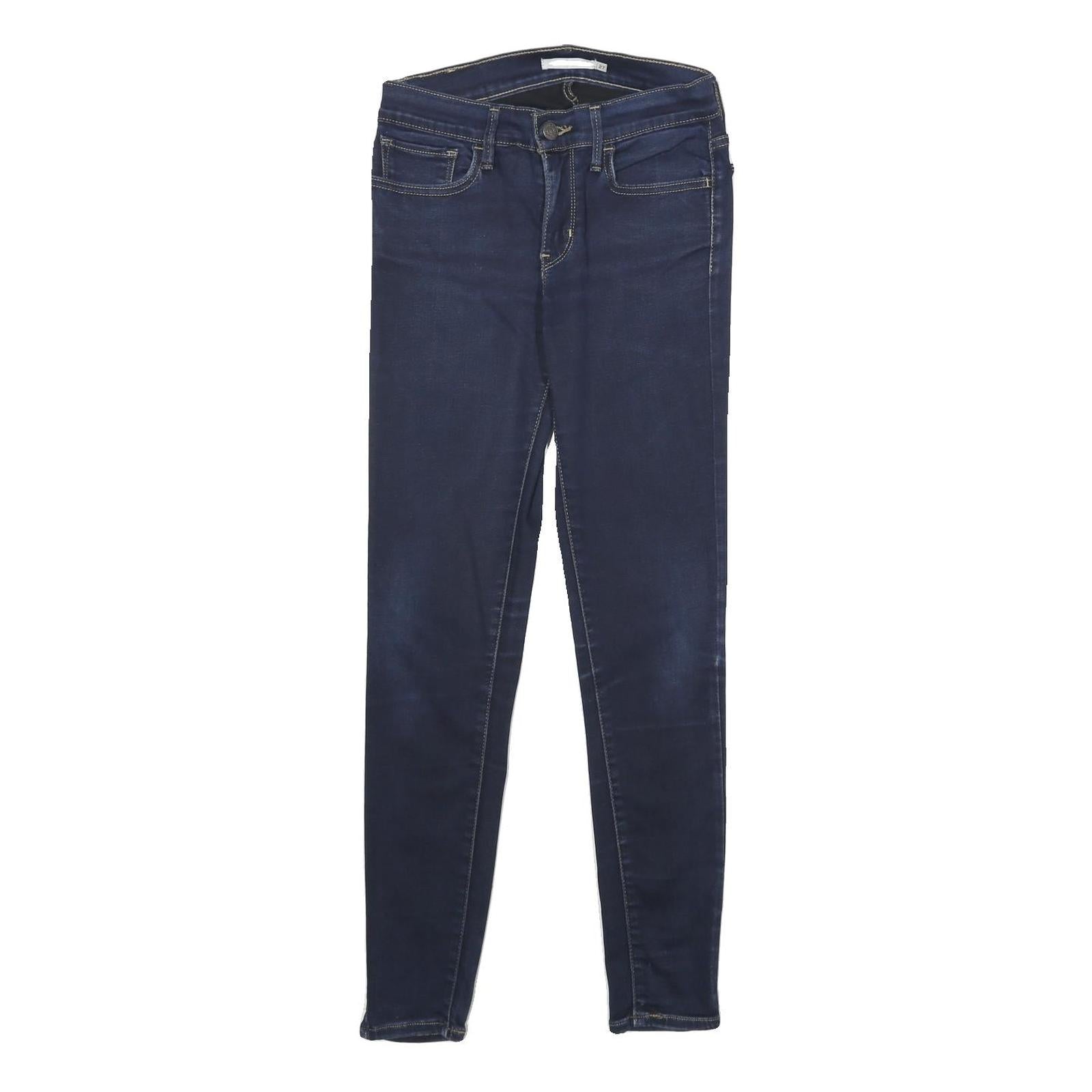LEVI'S 710 Super Skinny Womens Jeans Blue Slim Skinny Denim Stone Wash W27 L30 Refurbished - N/A refurbished available on Cerqular