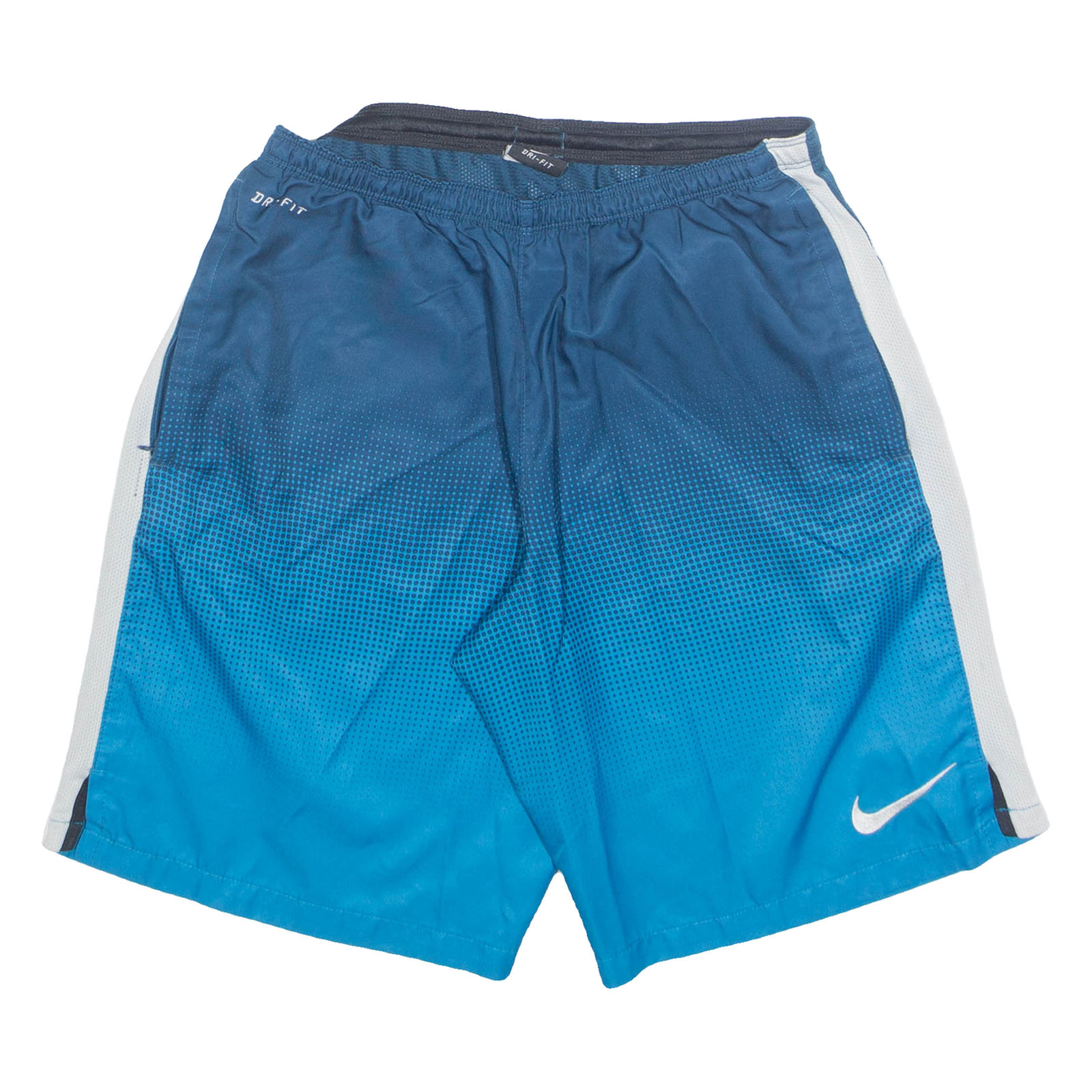 NIKE Mens Sports Shorts Blue Spotted M W22 Refurbished - N/A refurbished available on Cerqular