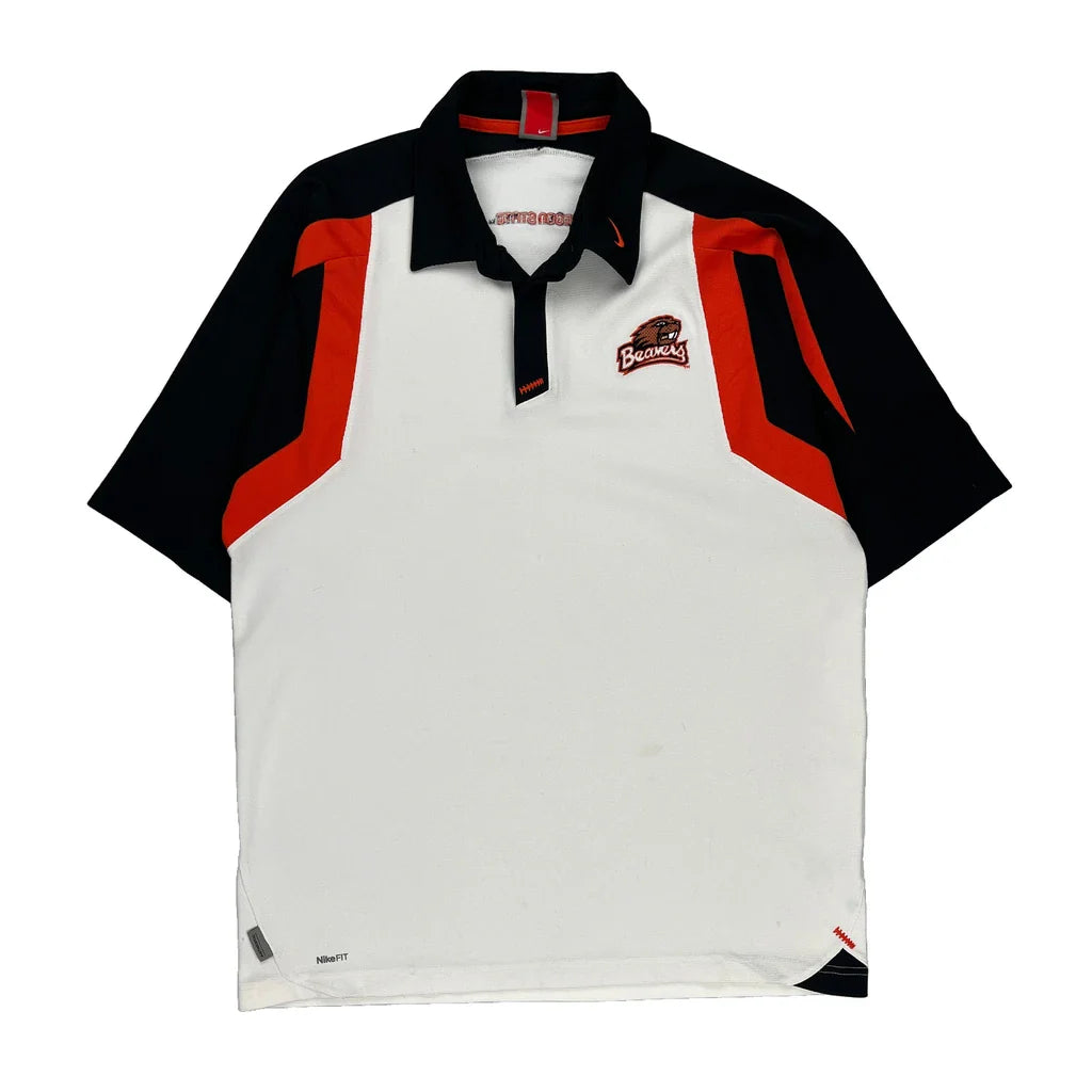 Buy Oregon State Beavers Nike College Jersey - XL White Polyester Refurbished - $34.56 Oregon State Beavers Nike College Jersey - XL White Polyester Refurbished - Thrifted (note: this is a term often used to describe second- refurbished available on Cerqular
